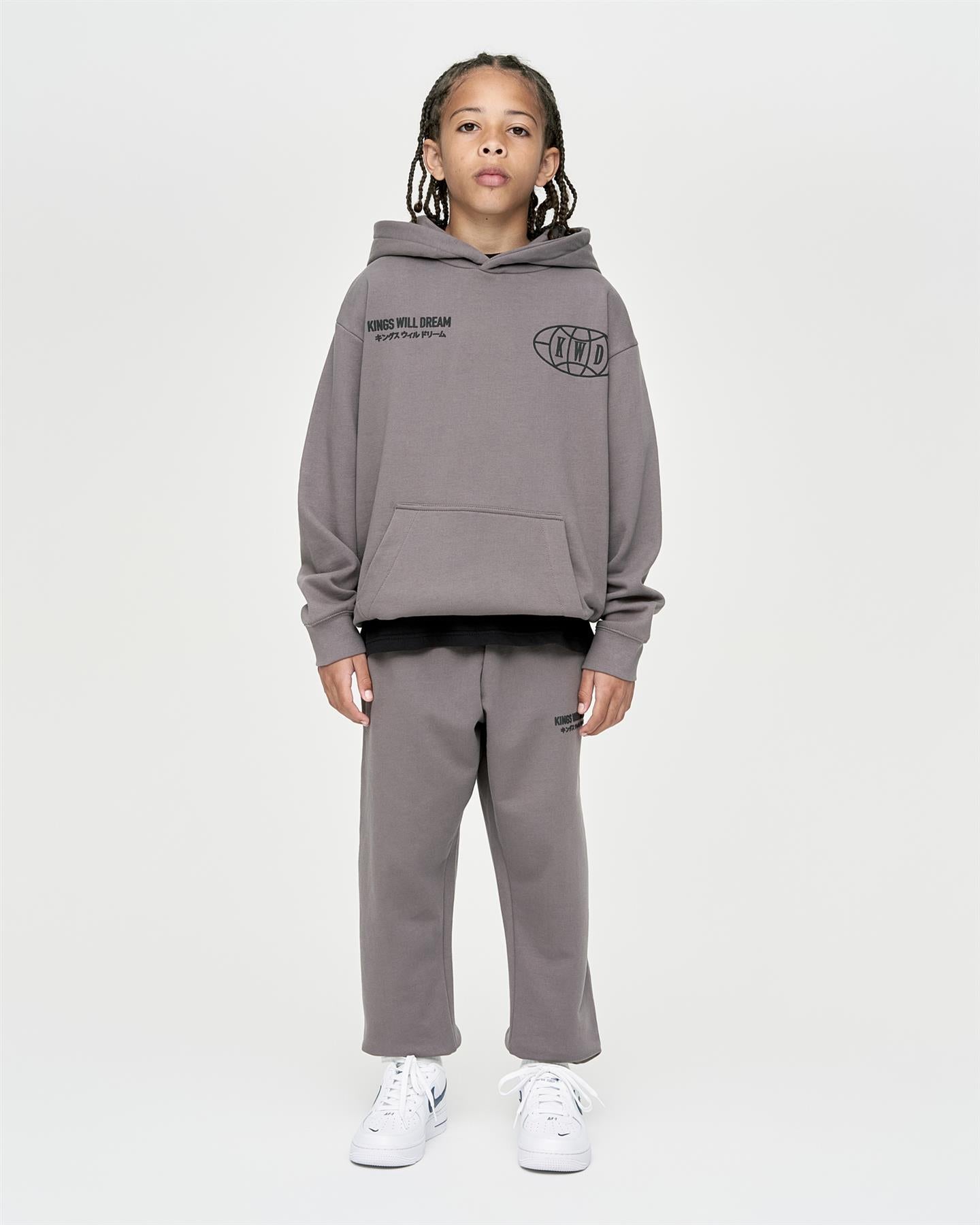 Kids Boys Studio King Joggers Grey