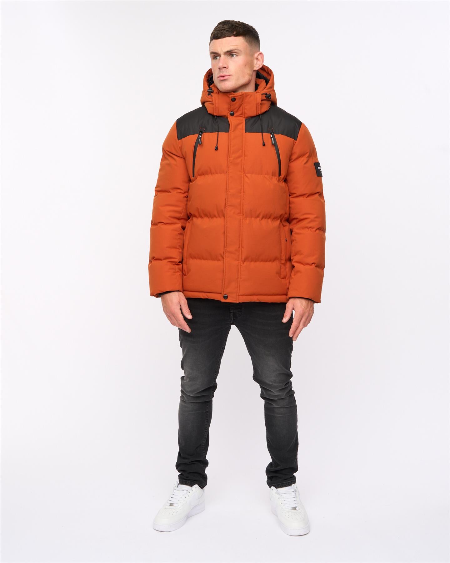 Mens Menray Jacket Burnt Orange