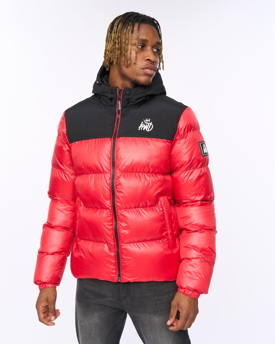 Mens Summs Puffer Jacket Red