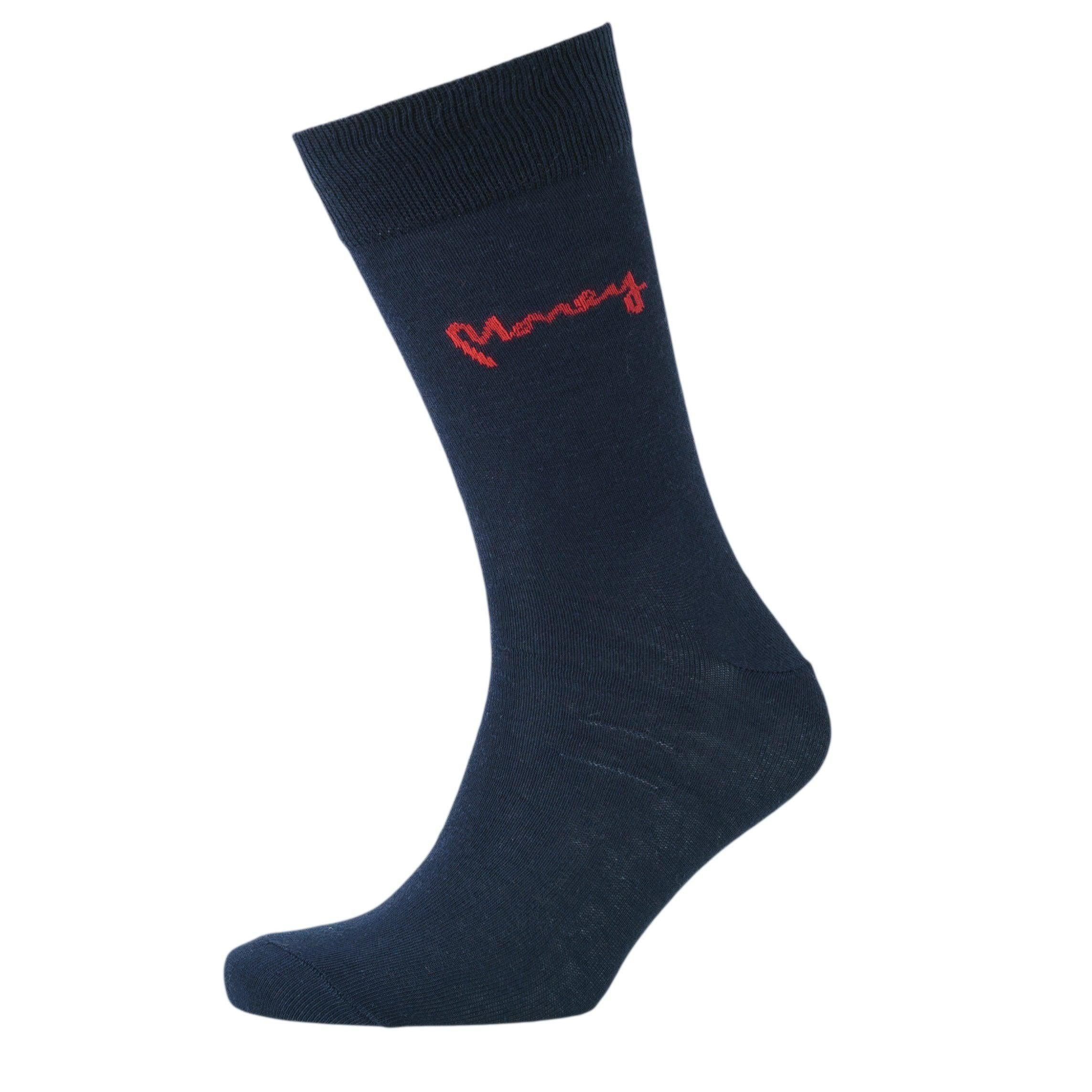 Mens Diamond Sig Socks 3pk - Lt Grey/Night Sky