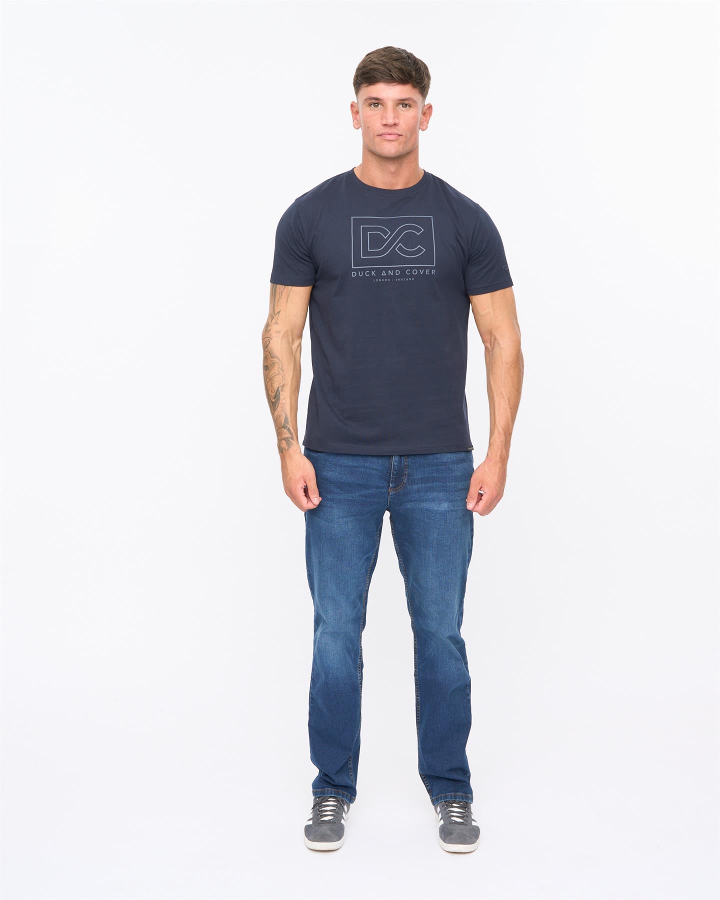 Mens Rampmoore Heavy T-Shirt Navy