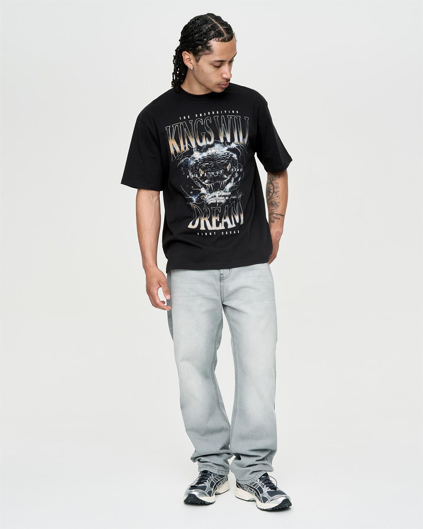 Mens Studio Snake Eyes T-Shirt Black