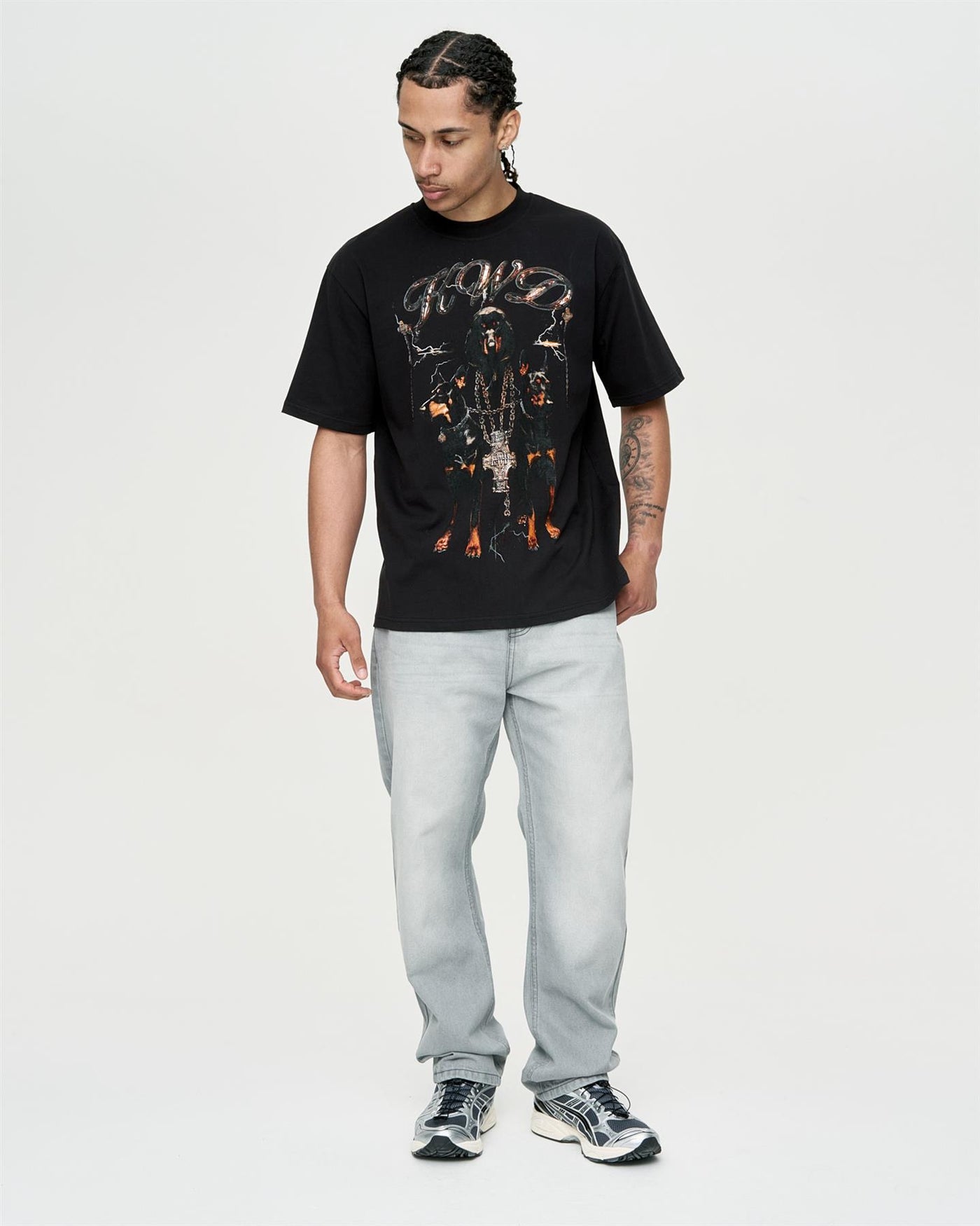 Mens Studio Dogs of Sin T-Shirt Black