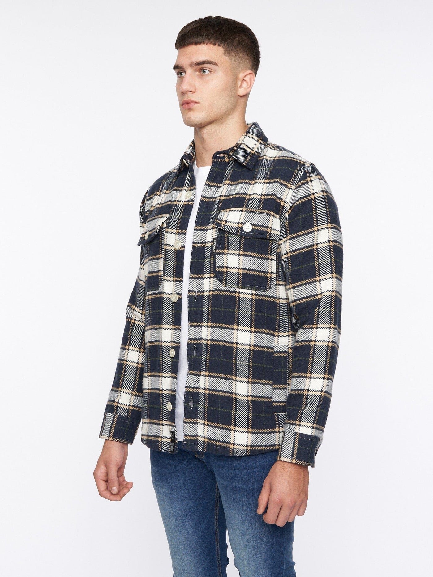Francore Overshirt Navy Check