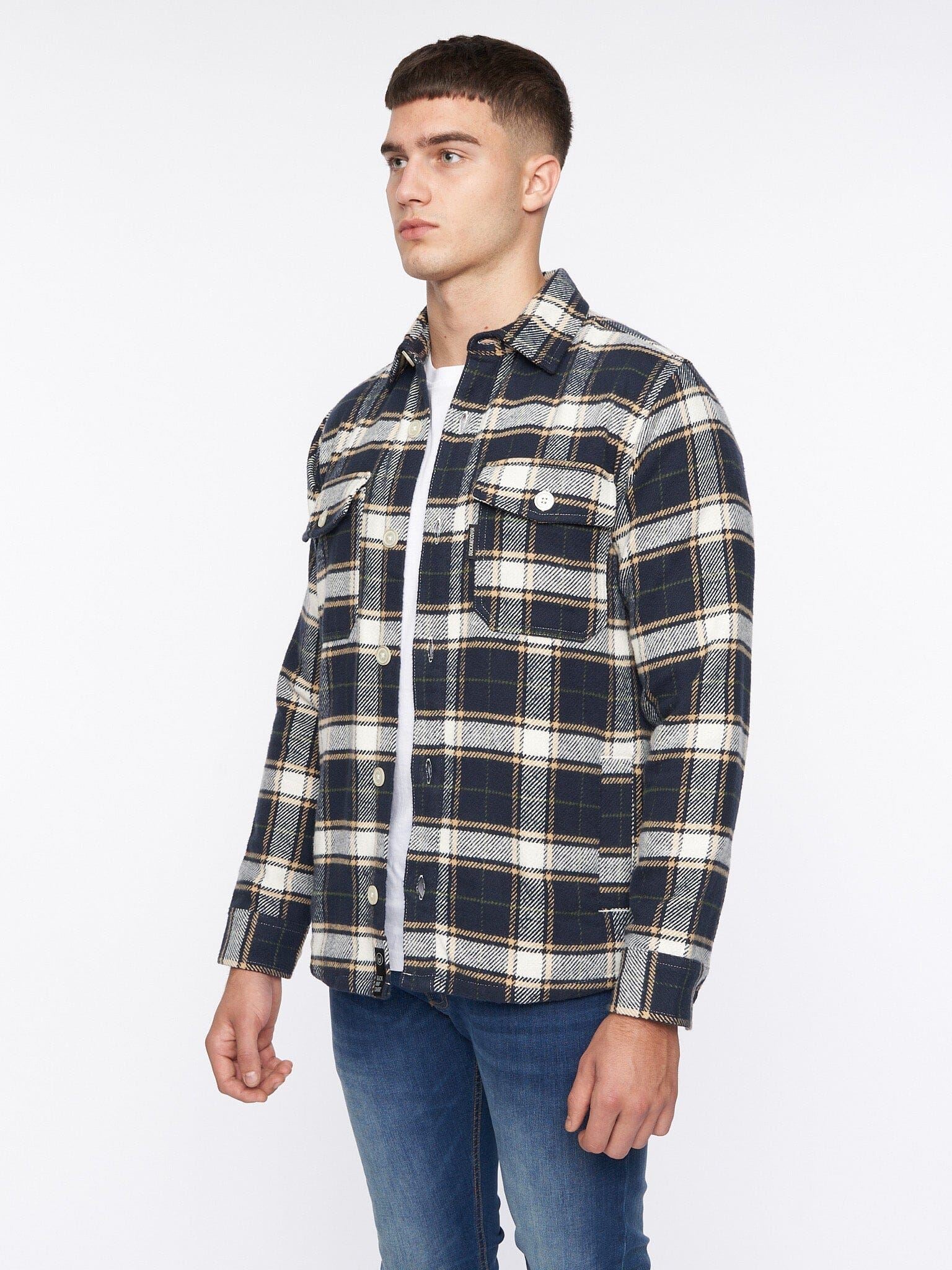 Francore Overshirt Navy Check