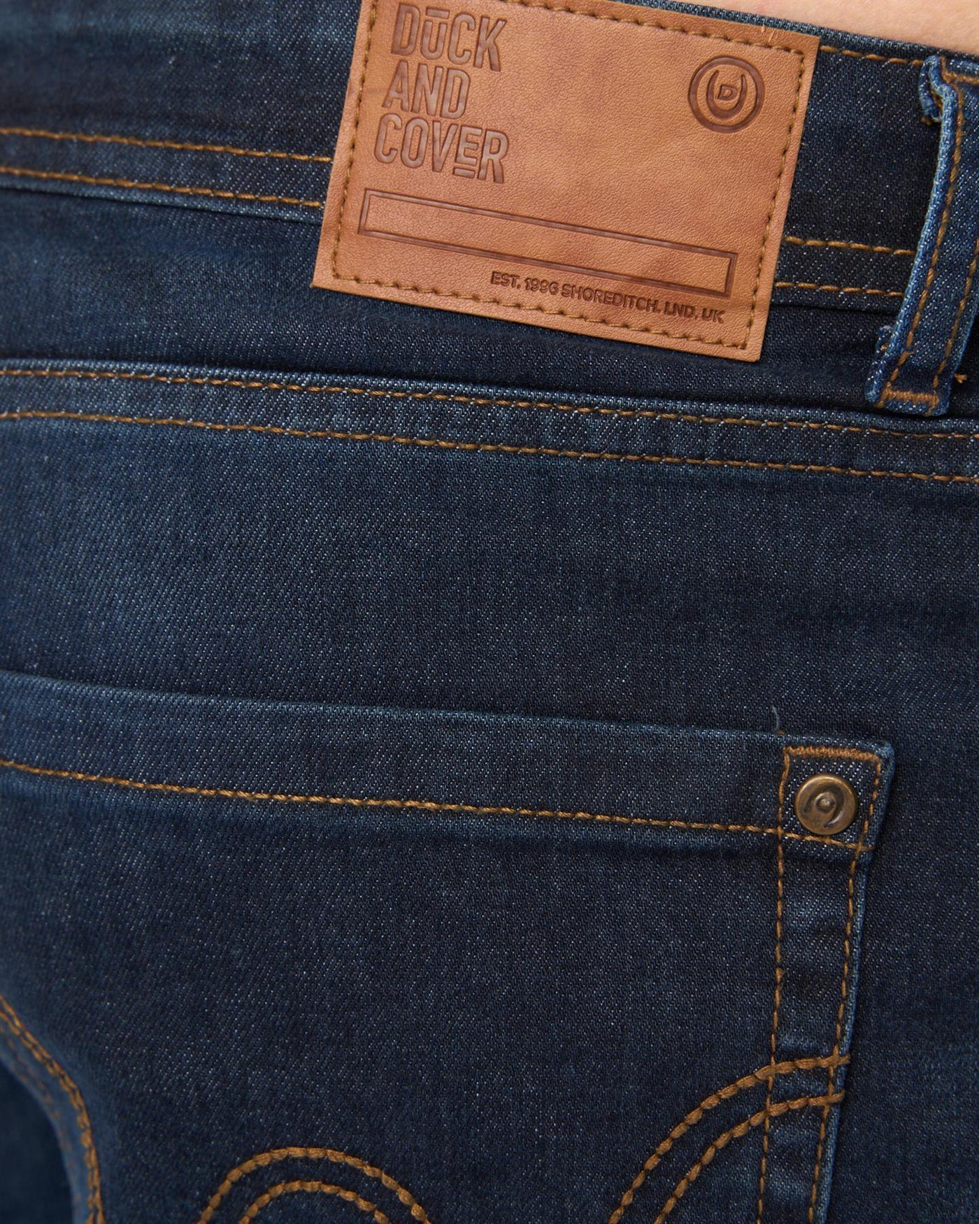 Mens Crestline Straight Leg Jeans Dark Wash