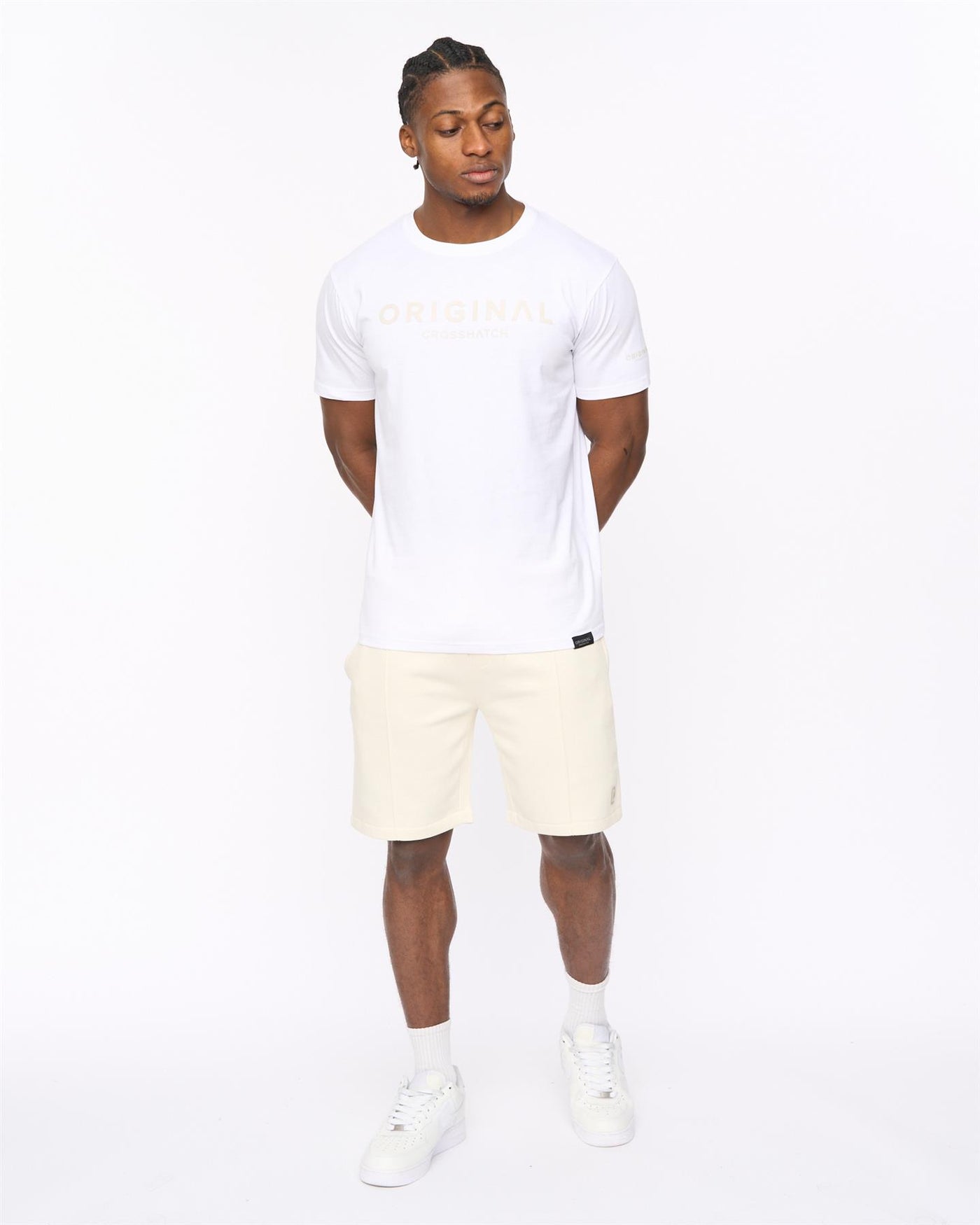 Mens Bardon Jog Shorts Neutral