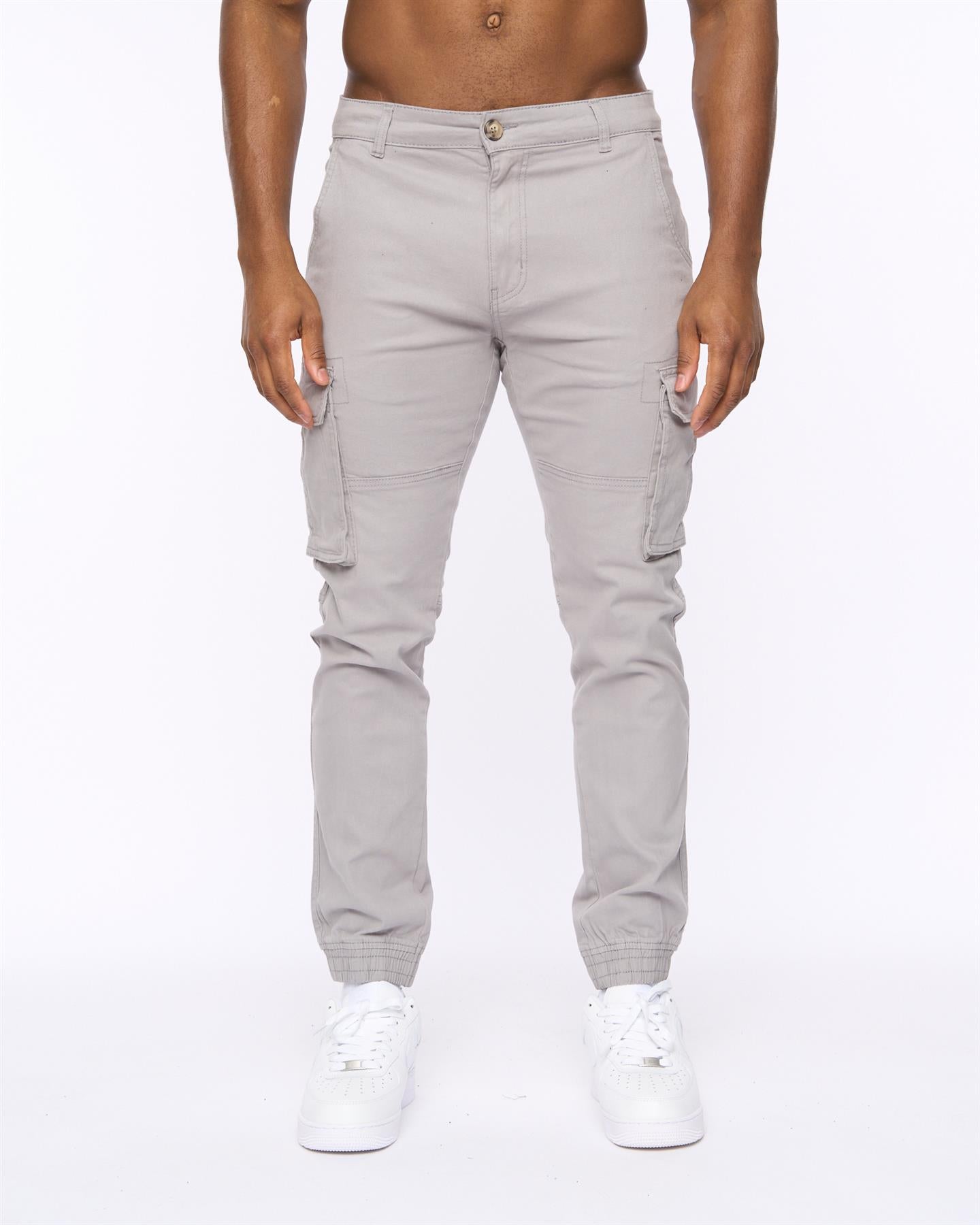 Mens Frentons Cargo Pants Grey