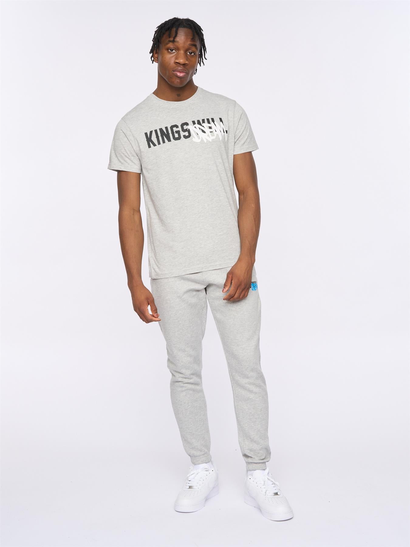 Mens Tagged T-Shirt Grey Marl