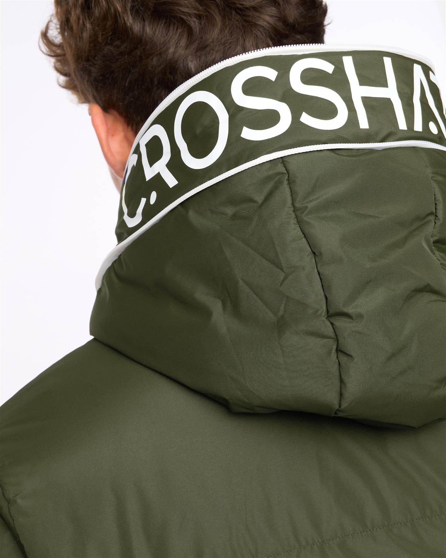 Mens Sandbox Hooded Jacket Olive