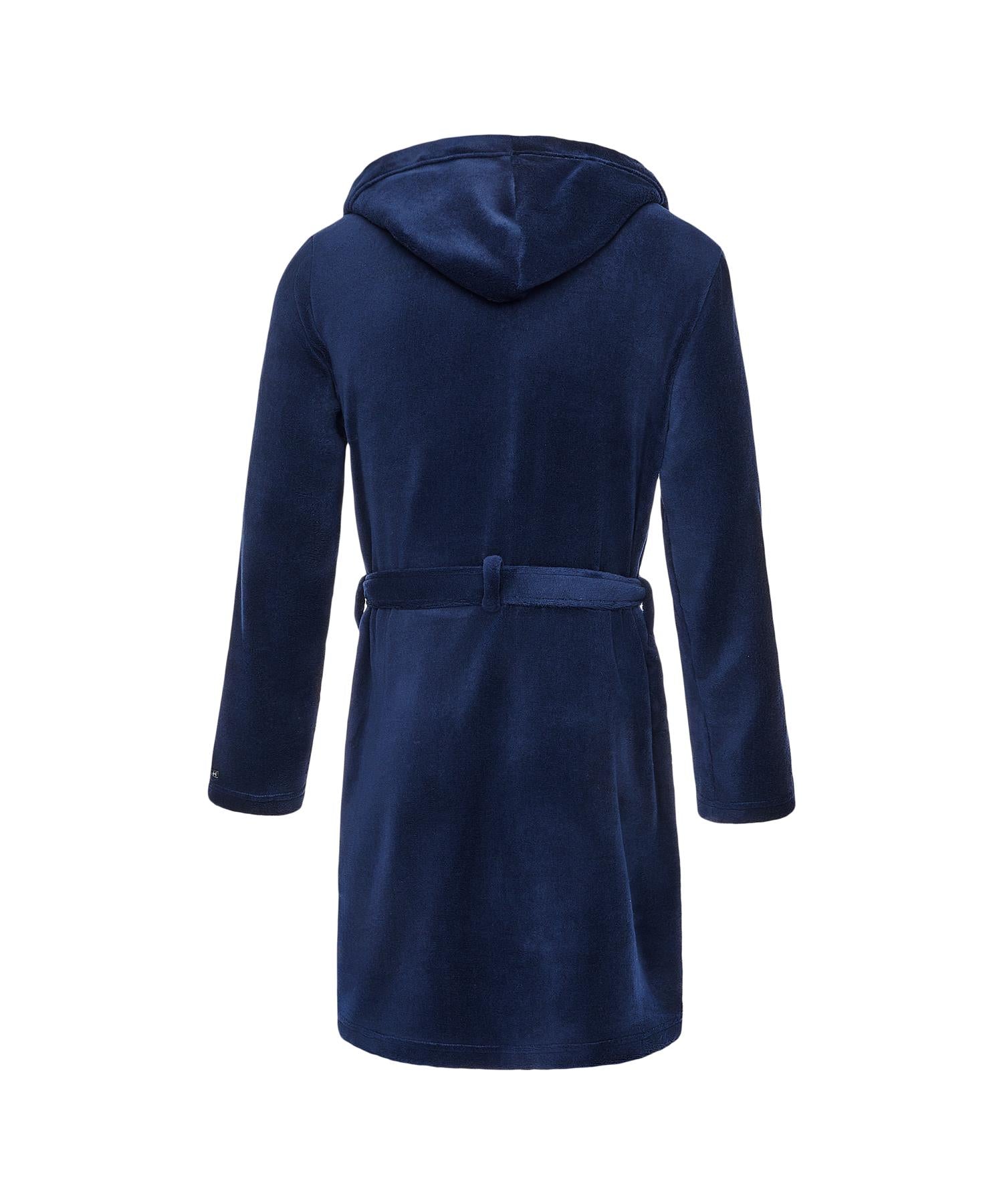 Backdraw Hooded Robe Navy