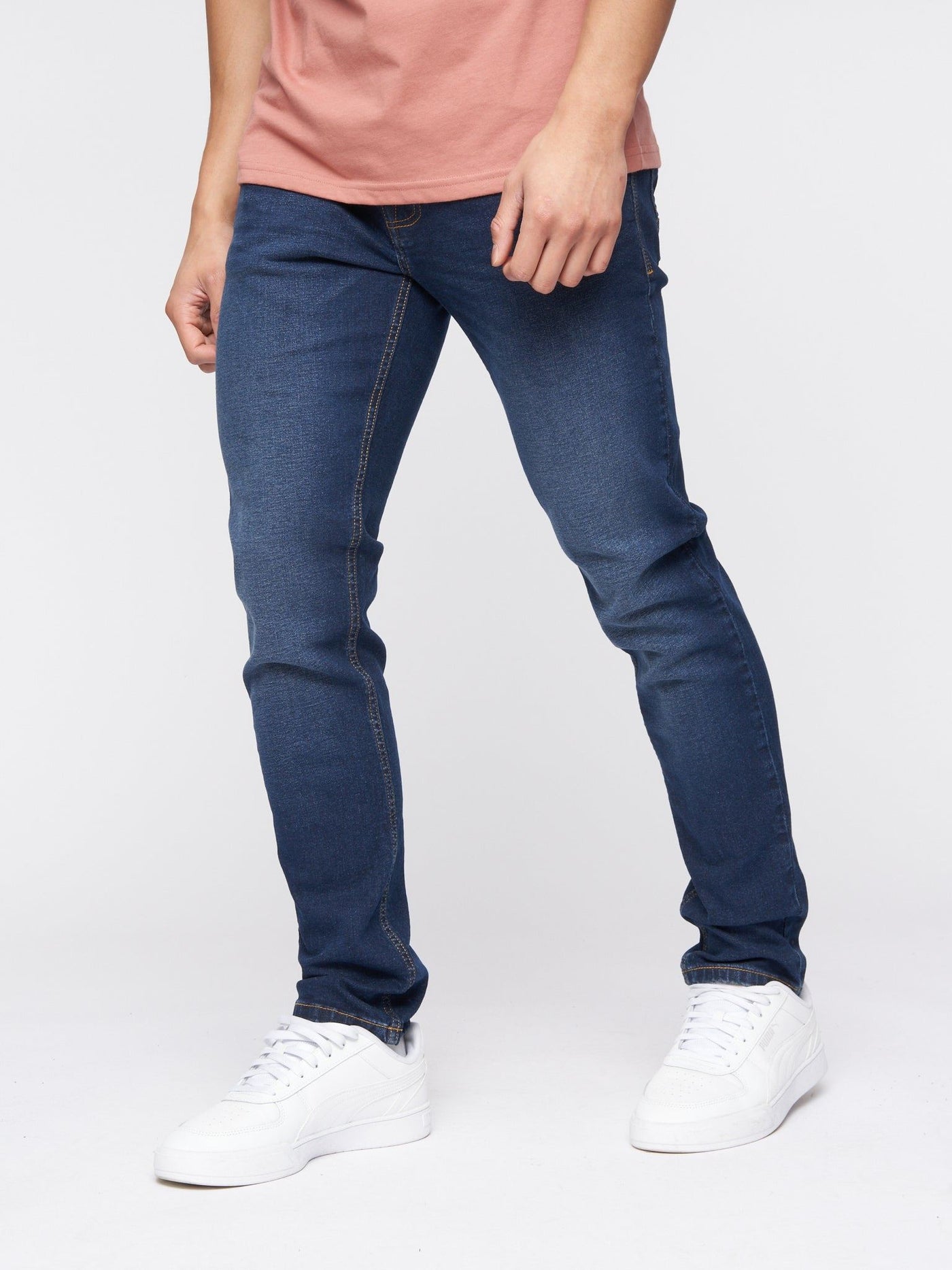 Buraca Slim Fit Denim Jeans Dark Wash