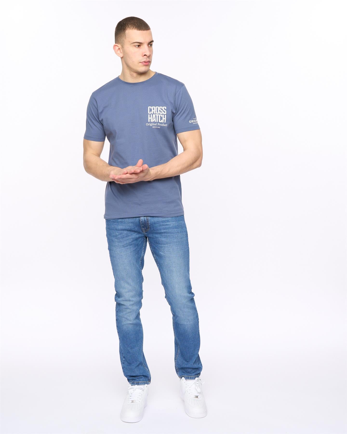 Mens Hoogan T-Shirt Blue