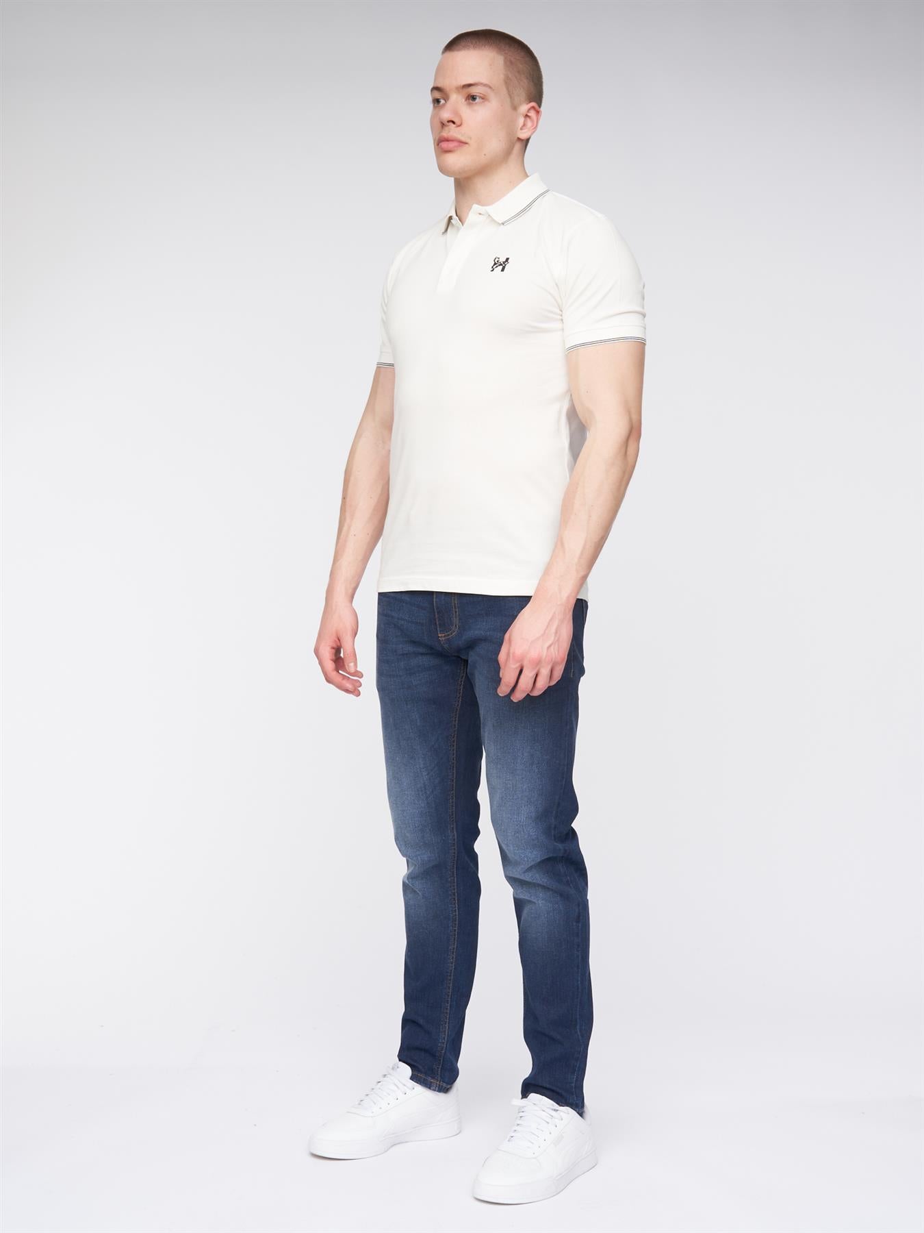 Mens Moorehen Polo White