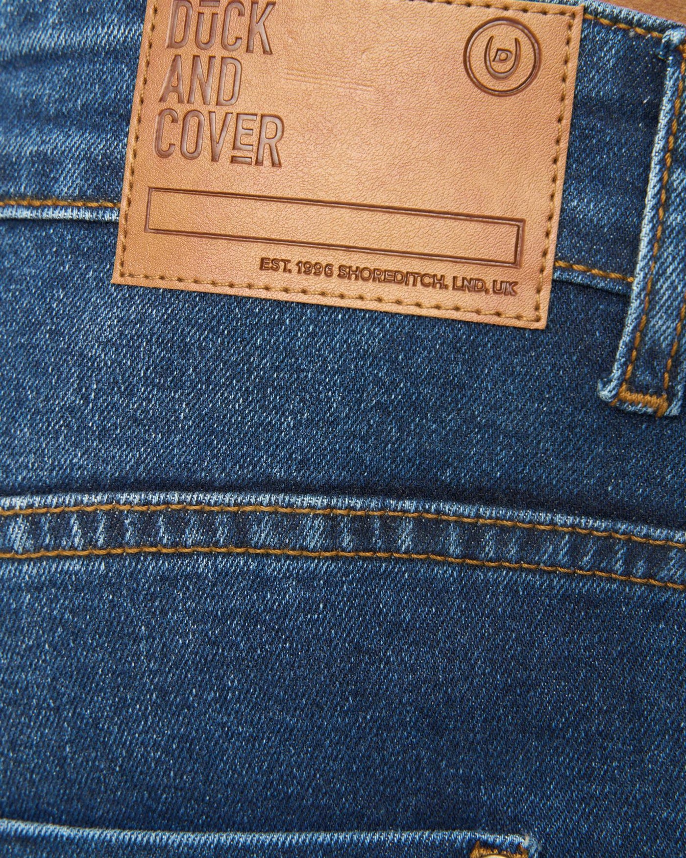 Mens Overburg Slimmer Fit Jeans Dark Wash