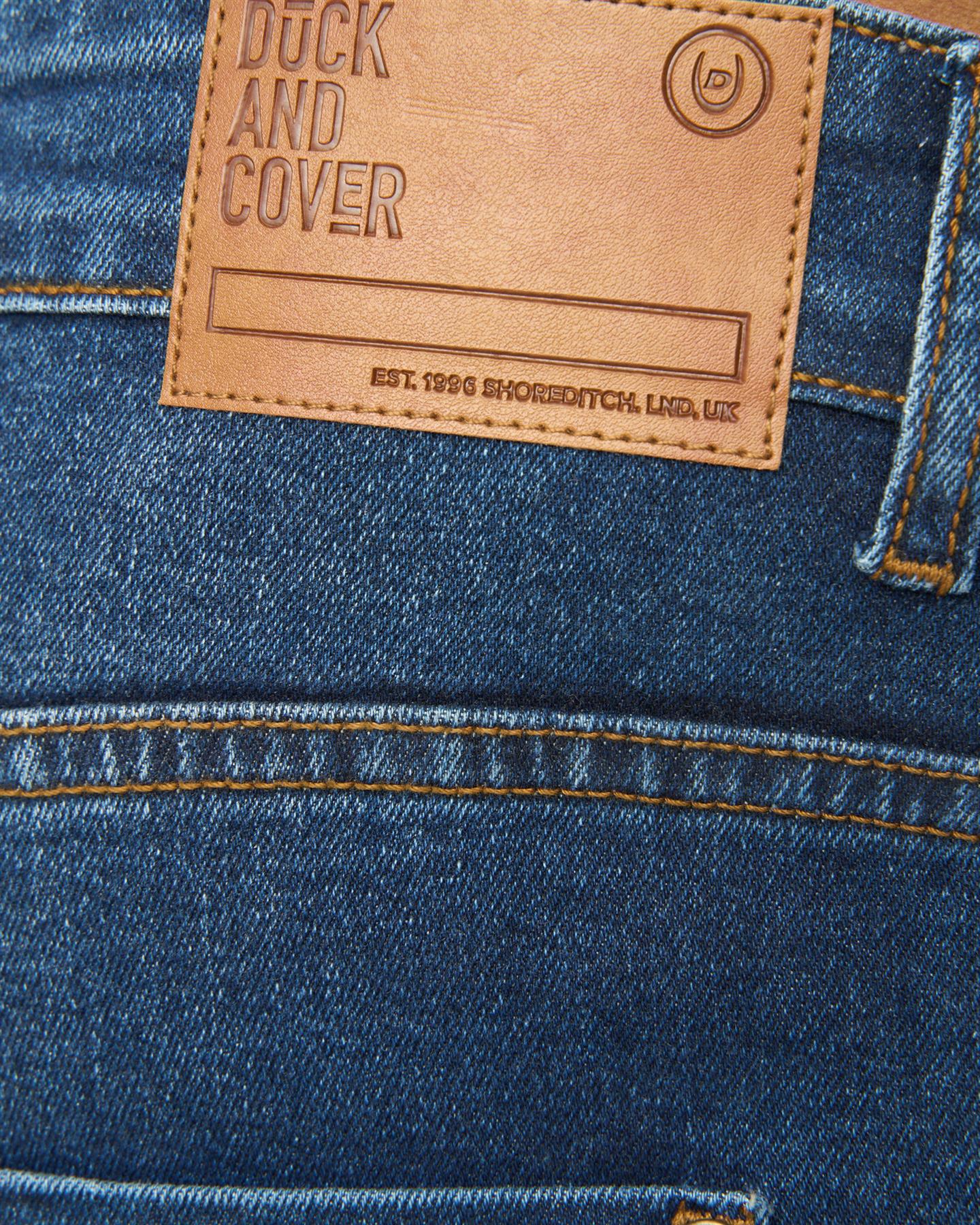 Mens Overburg Slimmer Fit Jeans Dark Wash