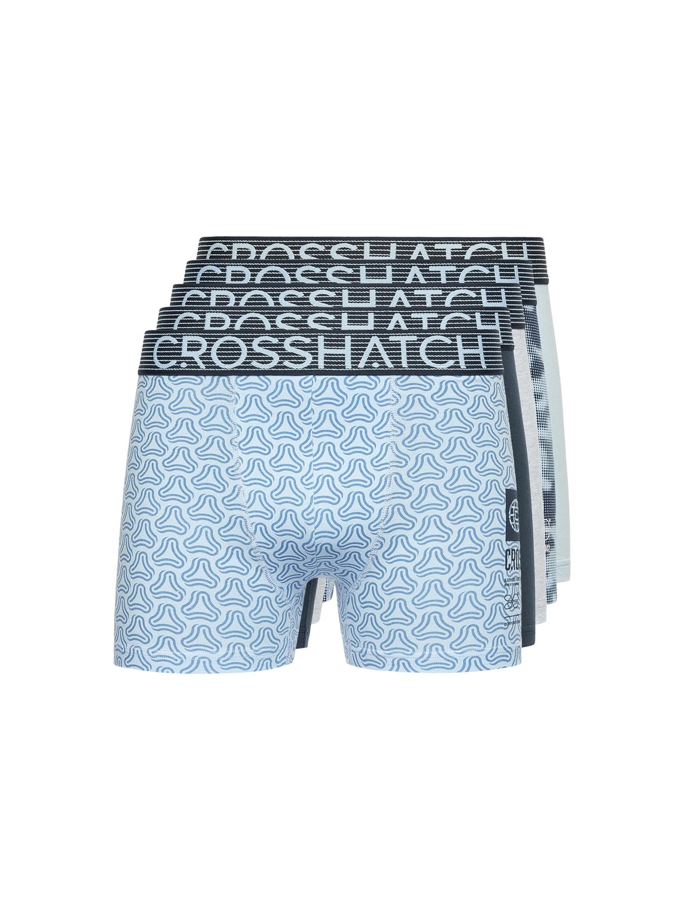 Mens Buzzard Boxers 5pk Navy