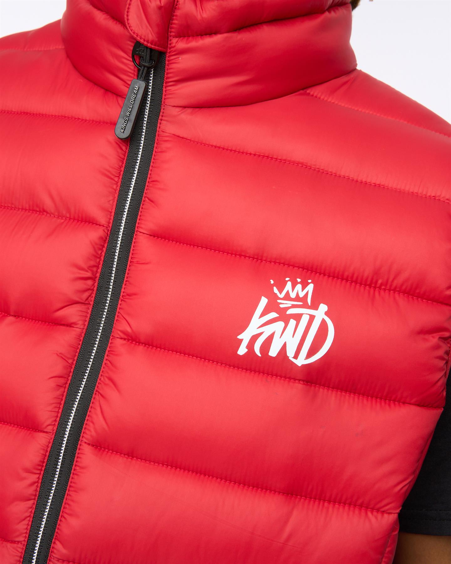 Mens Jackinson Gilet Red