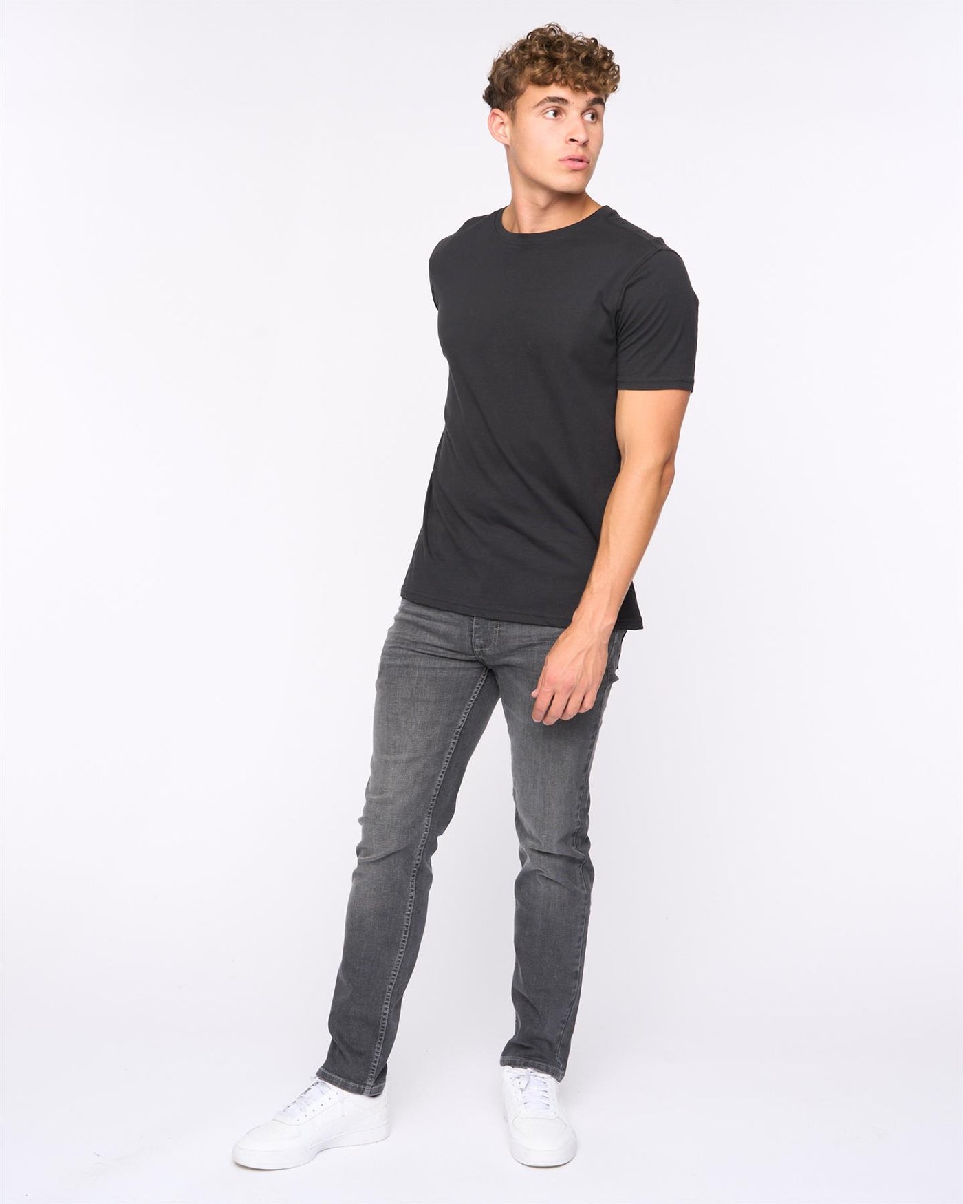 Mens Abingdon Slim Fit Jeans Grey