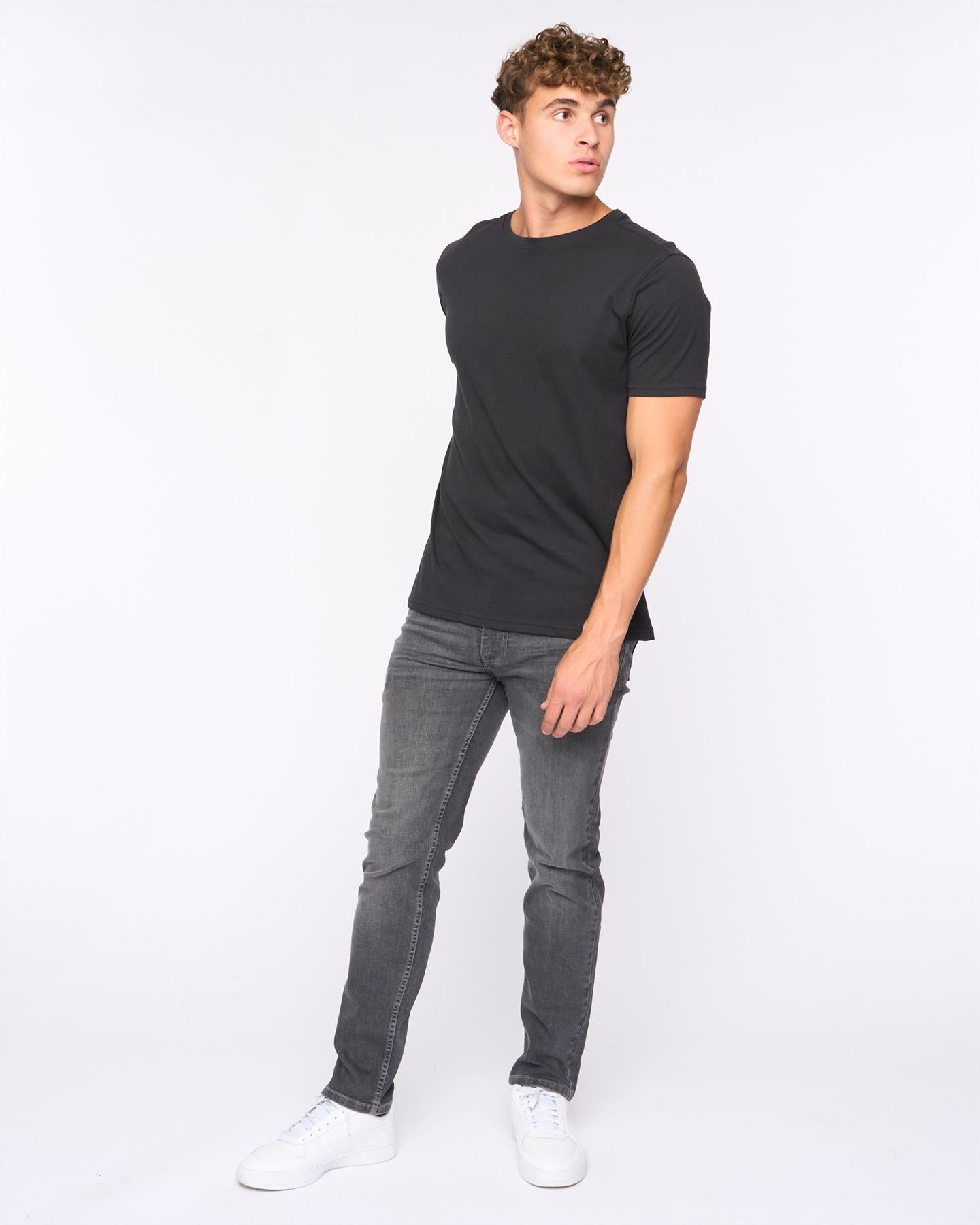 Mens Abingdon Slim Fit Jeans Grey