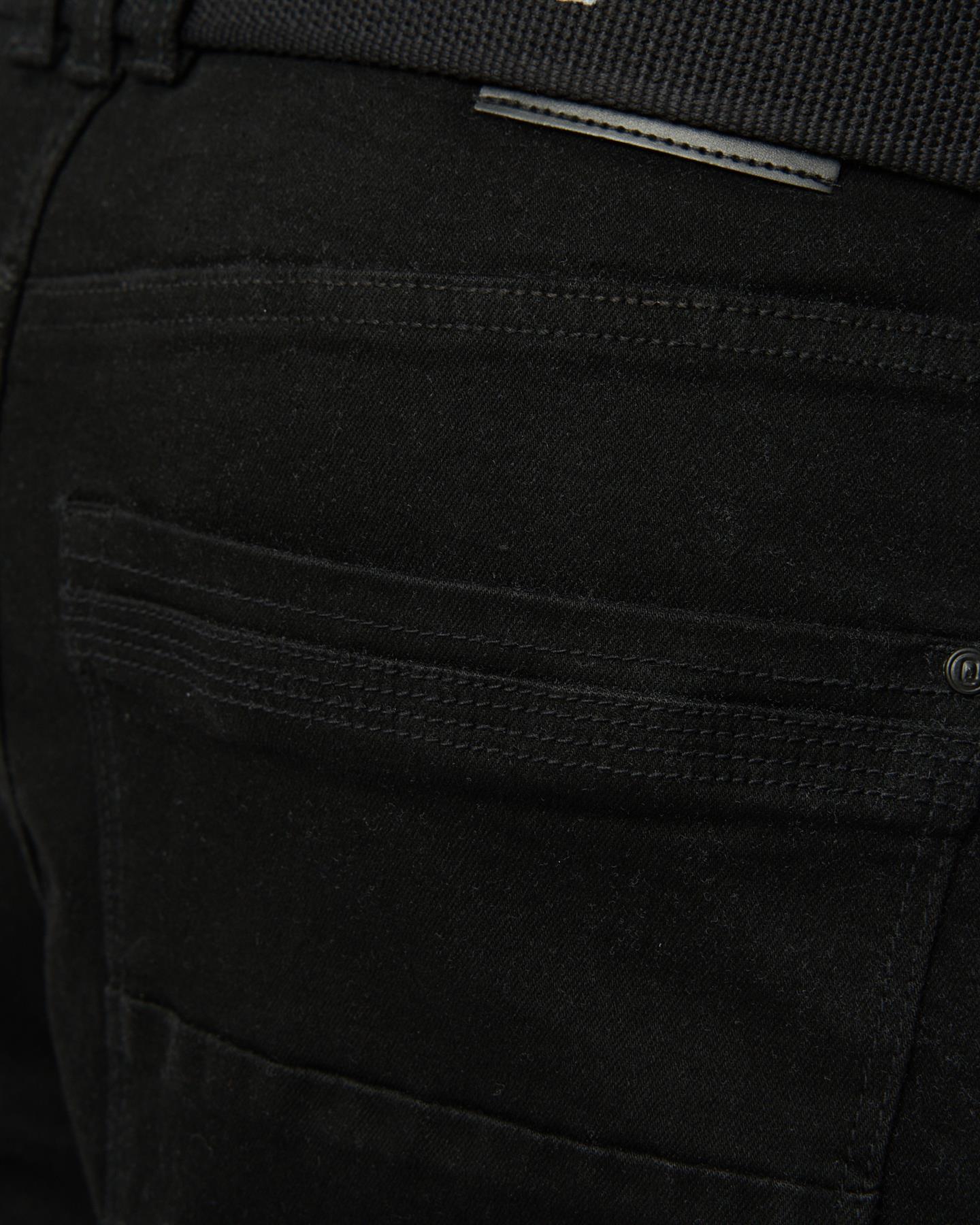 Mens Youlgreeve Belted Denim Shorts Black Wash