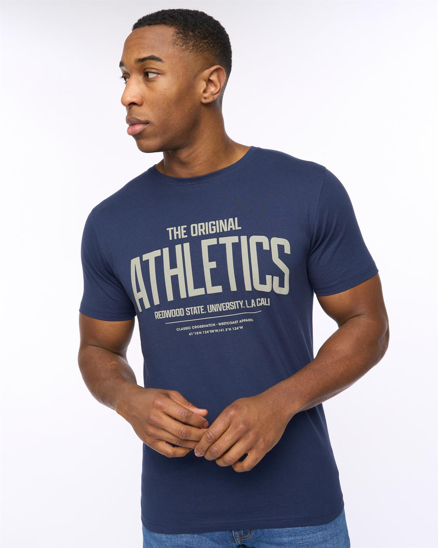 Mens Athwood T-Shirt Navy