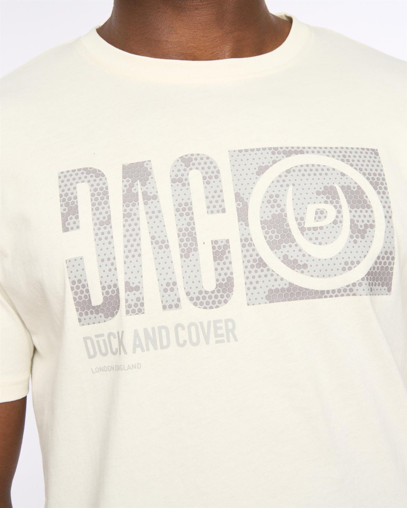 Mens Hexocamo T-Shirt Off White