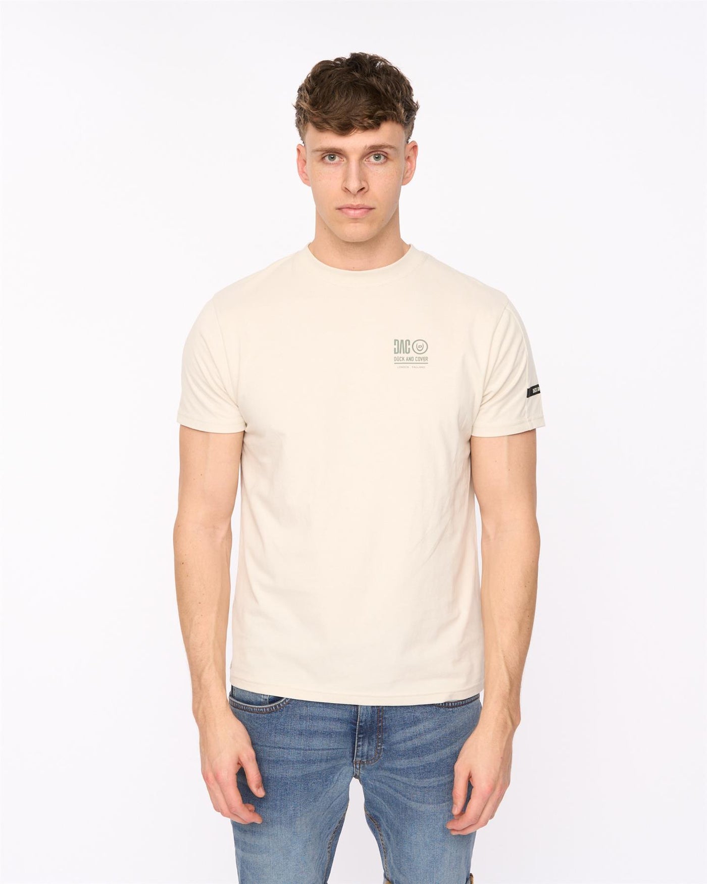 Mens Lynnfold T-Shirt Light Stone