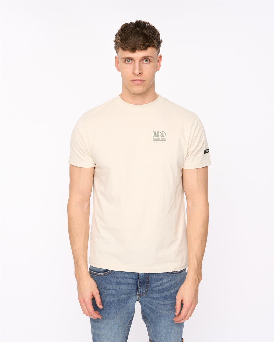 Mens Lynnfold T-Shirt Light Stone