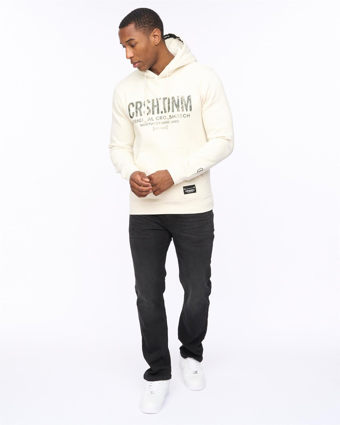 Mens Campbox Hoodie Off White