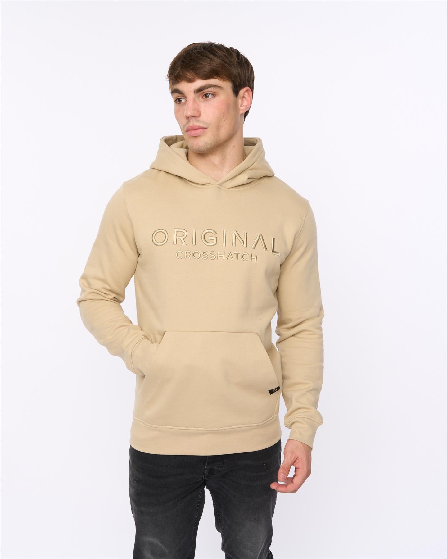 Mens Haromere Hoodie Stone