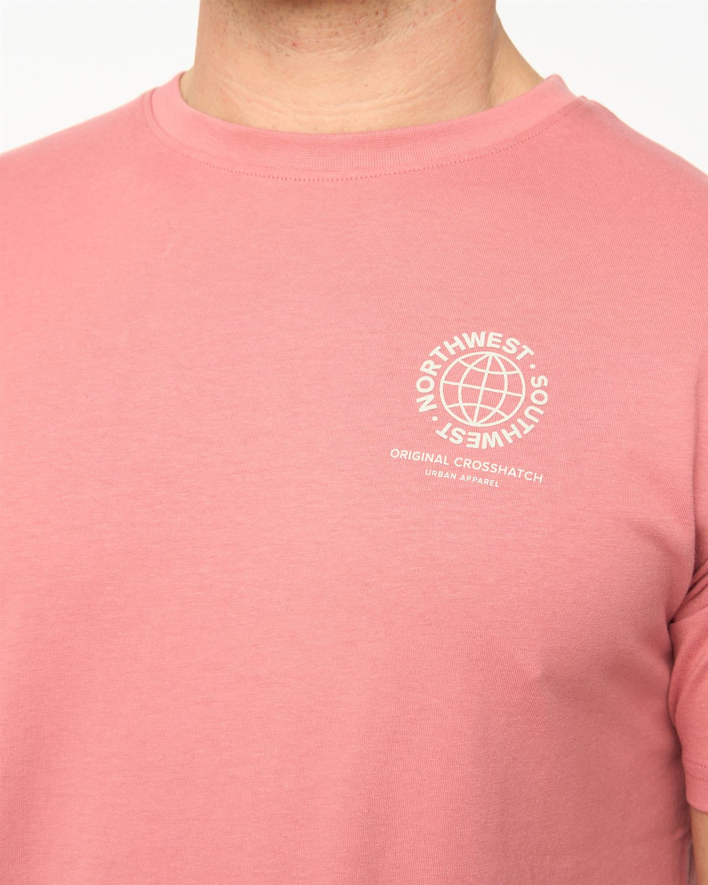 Mens Chittingtons T-Shirt Pink