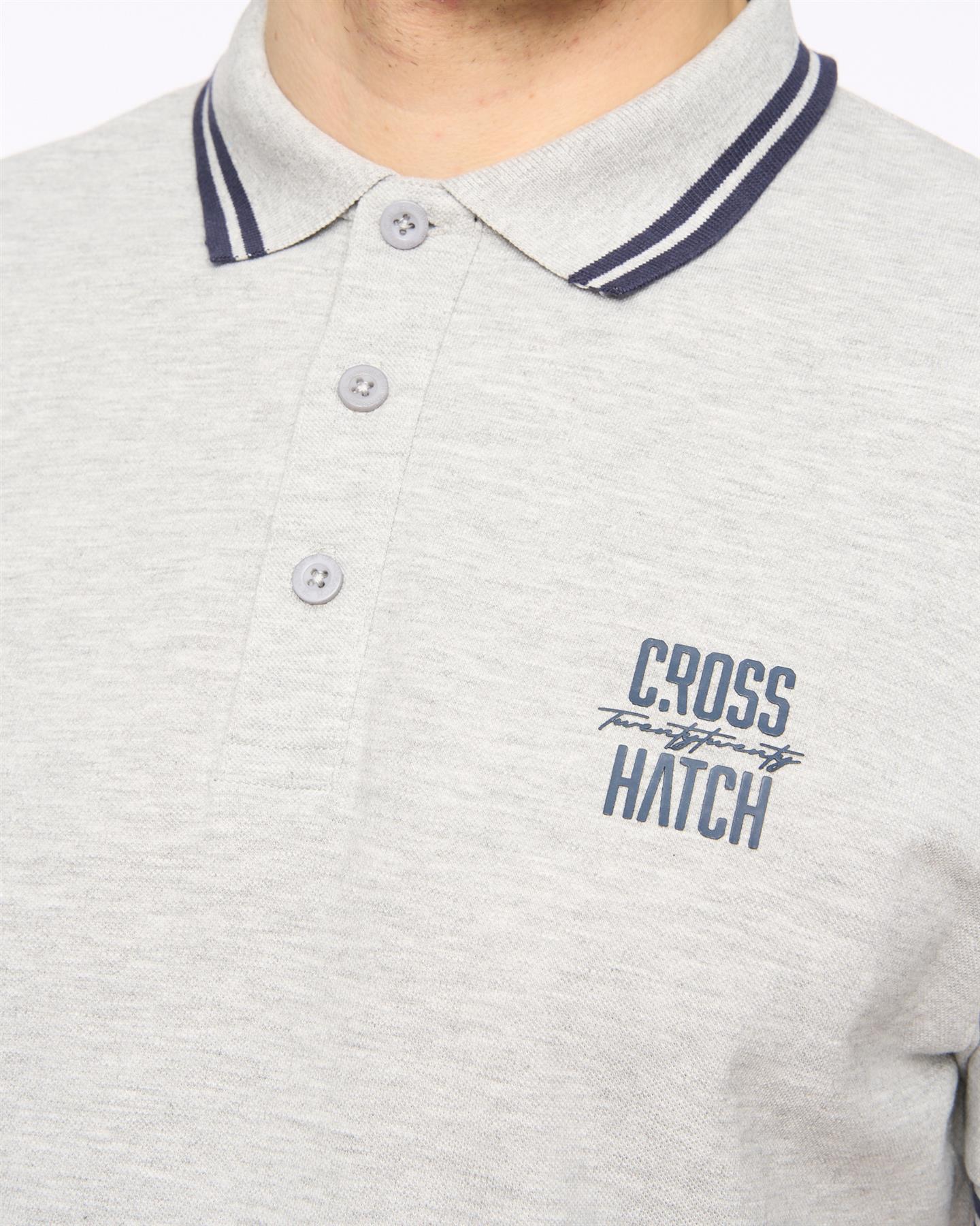 Mens Changra Polo Grey Marl