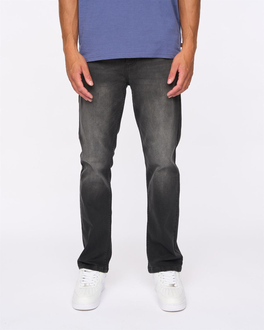 Mens Hydras Straight Leg Jeans Black
