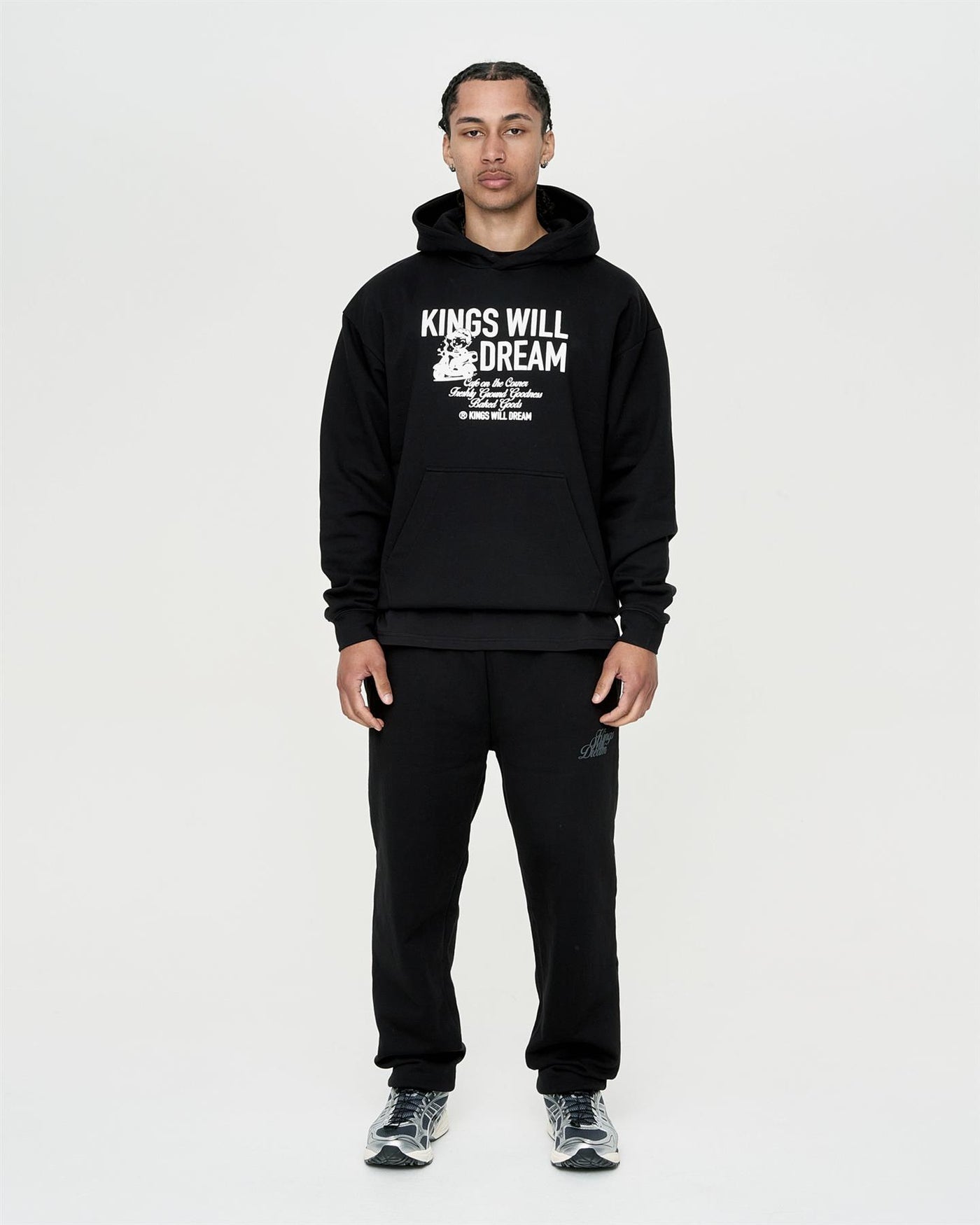 Mens Studio Cafe Boy Hoodie Black