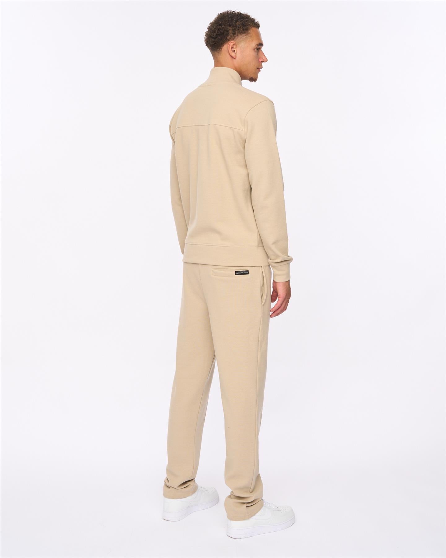 Mens Tames Zip Thru Sweat Stone