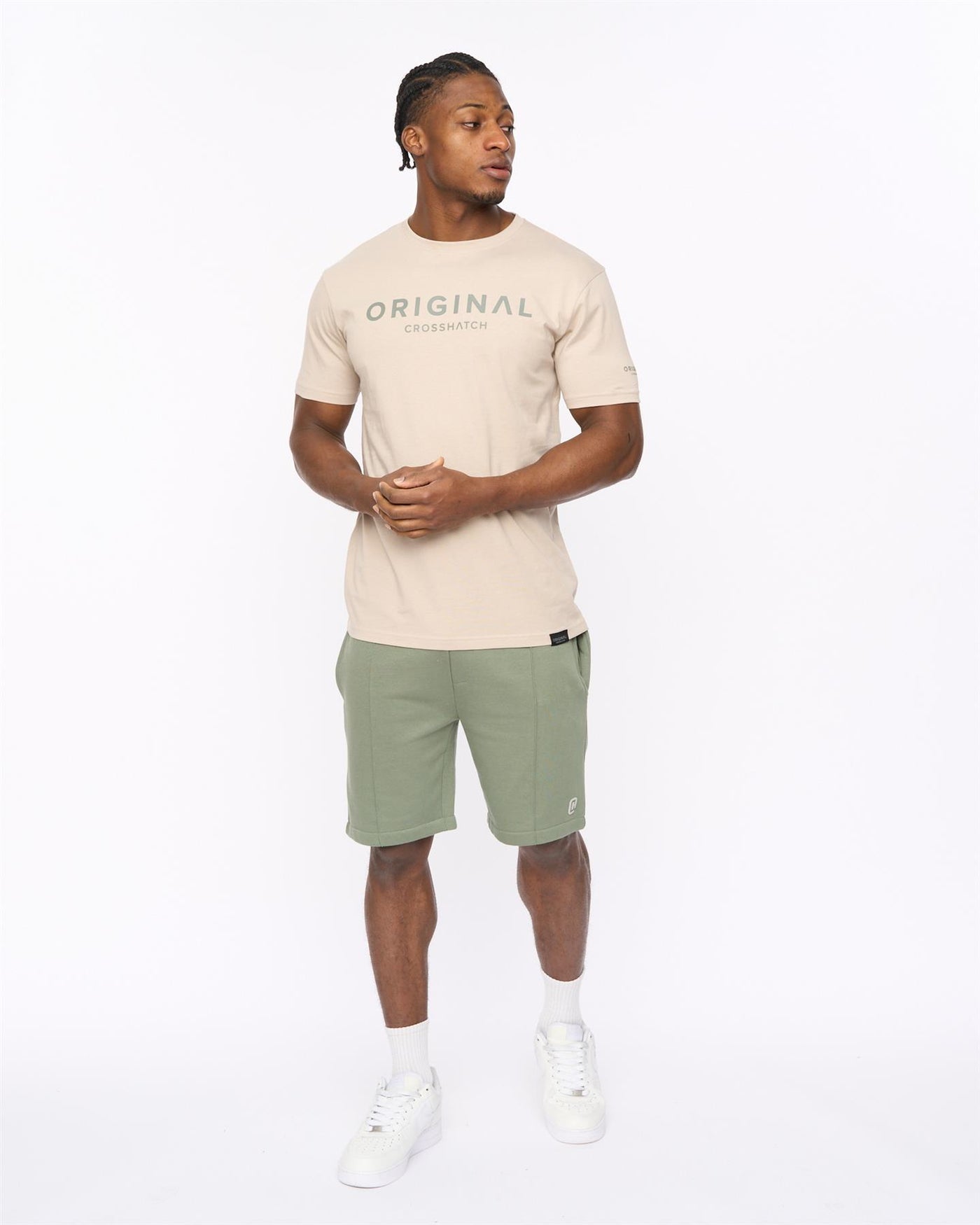 Mens Bardon T-Shirt Light Stone