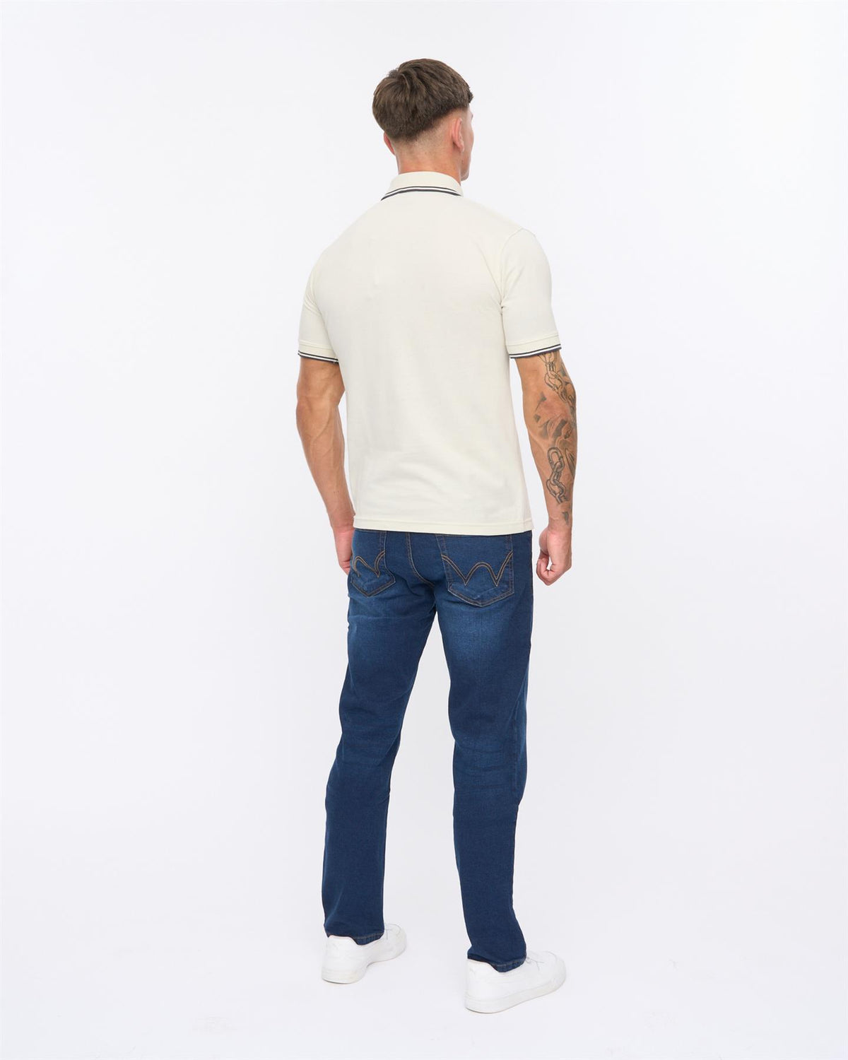 Mens Wrentham Polo Light Stone