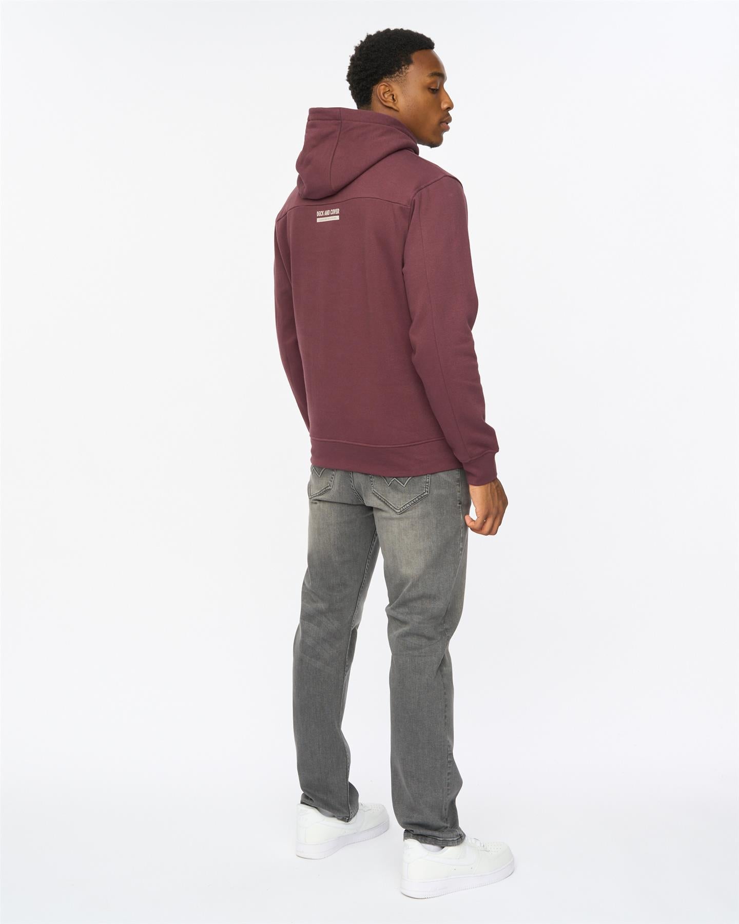 Mens Brammers V2 Hoodie Raisin