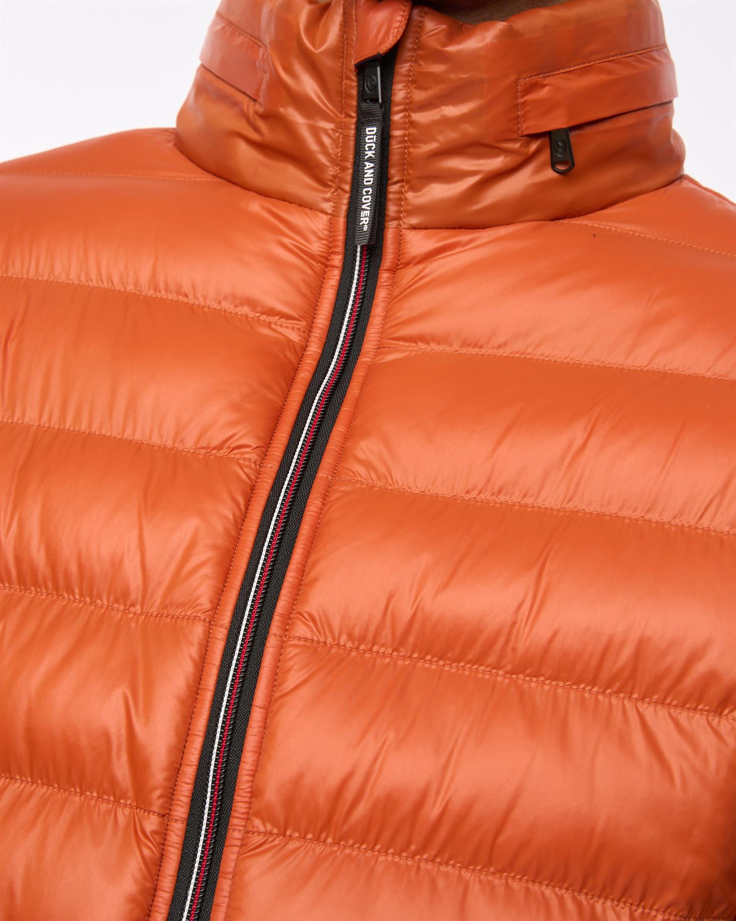 Mens Shemmy Two Quilted Jacket Orange