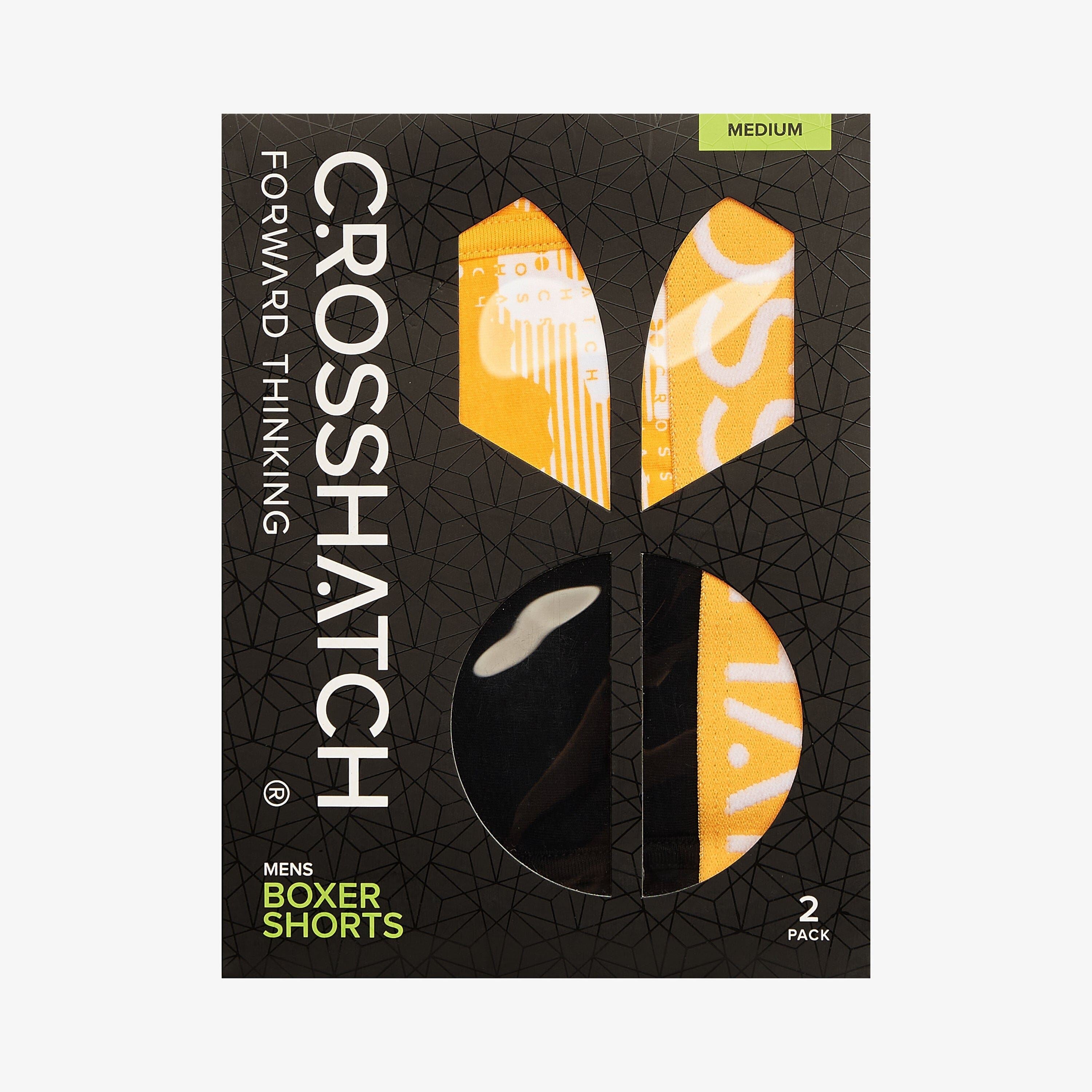 Crosshatch - Kamzon Boxers 2pk Yellow