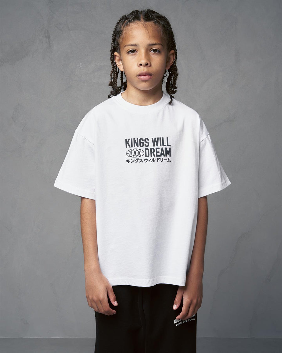 Kids Boys Studio Title T-Shirt Optic White