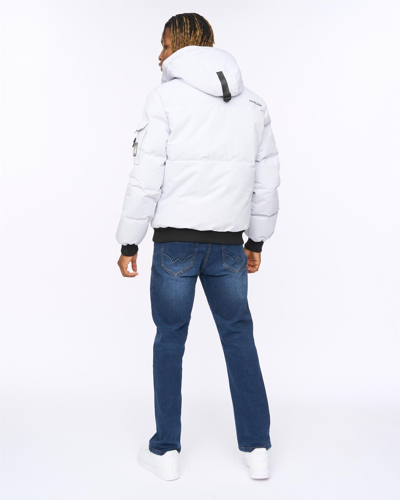 Mens Wakaday Bomber Jacket Putty
