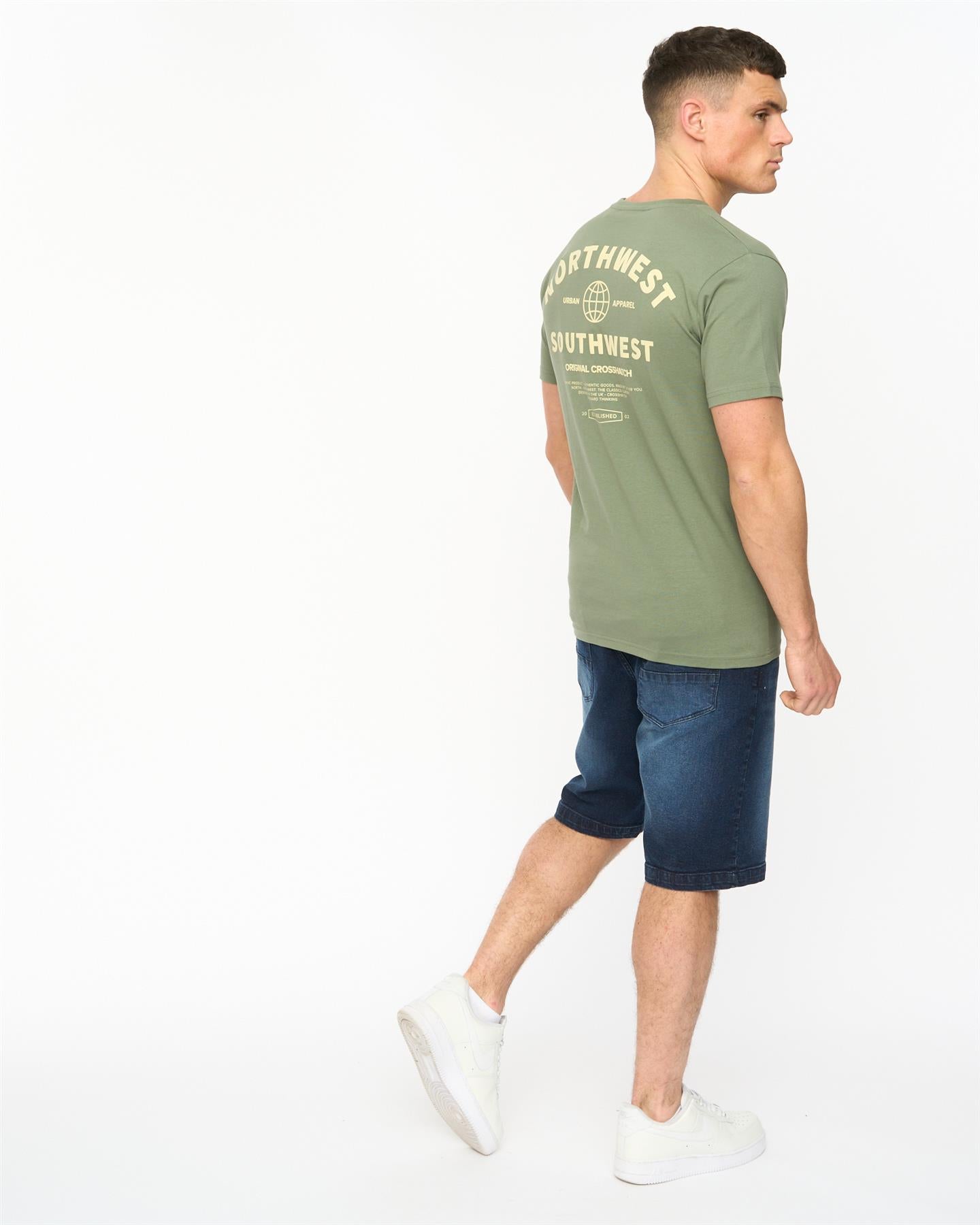 Mens Chittingtons T-Shirt Olive
