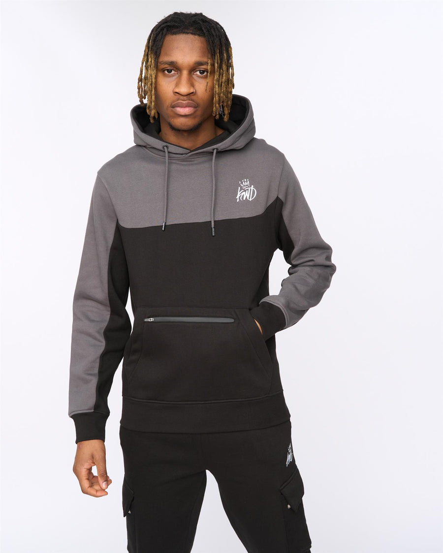 Mens Techy Hoodie Black/Asphalt