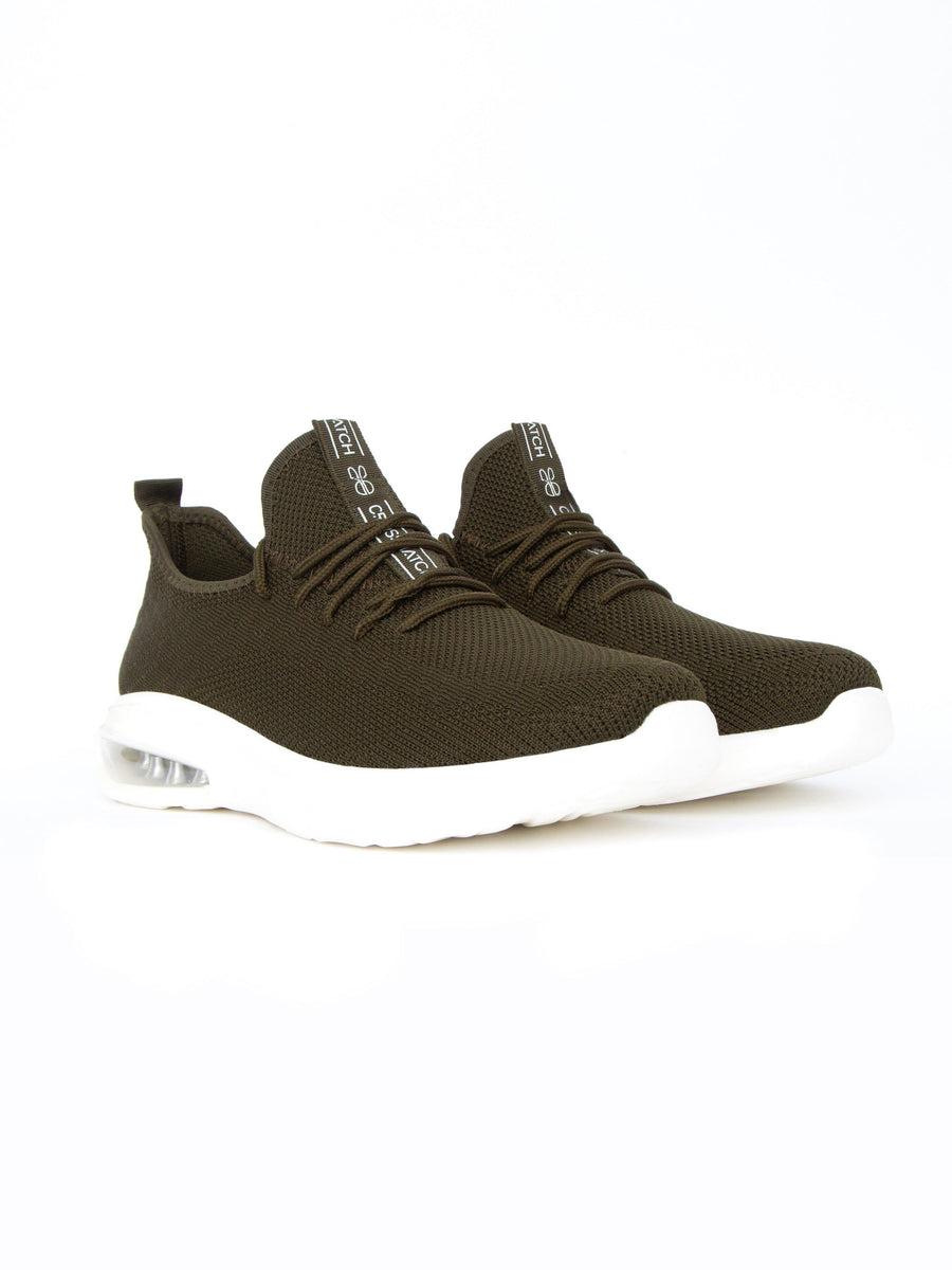 Mens Trevel Trainers Olive