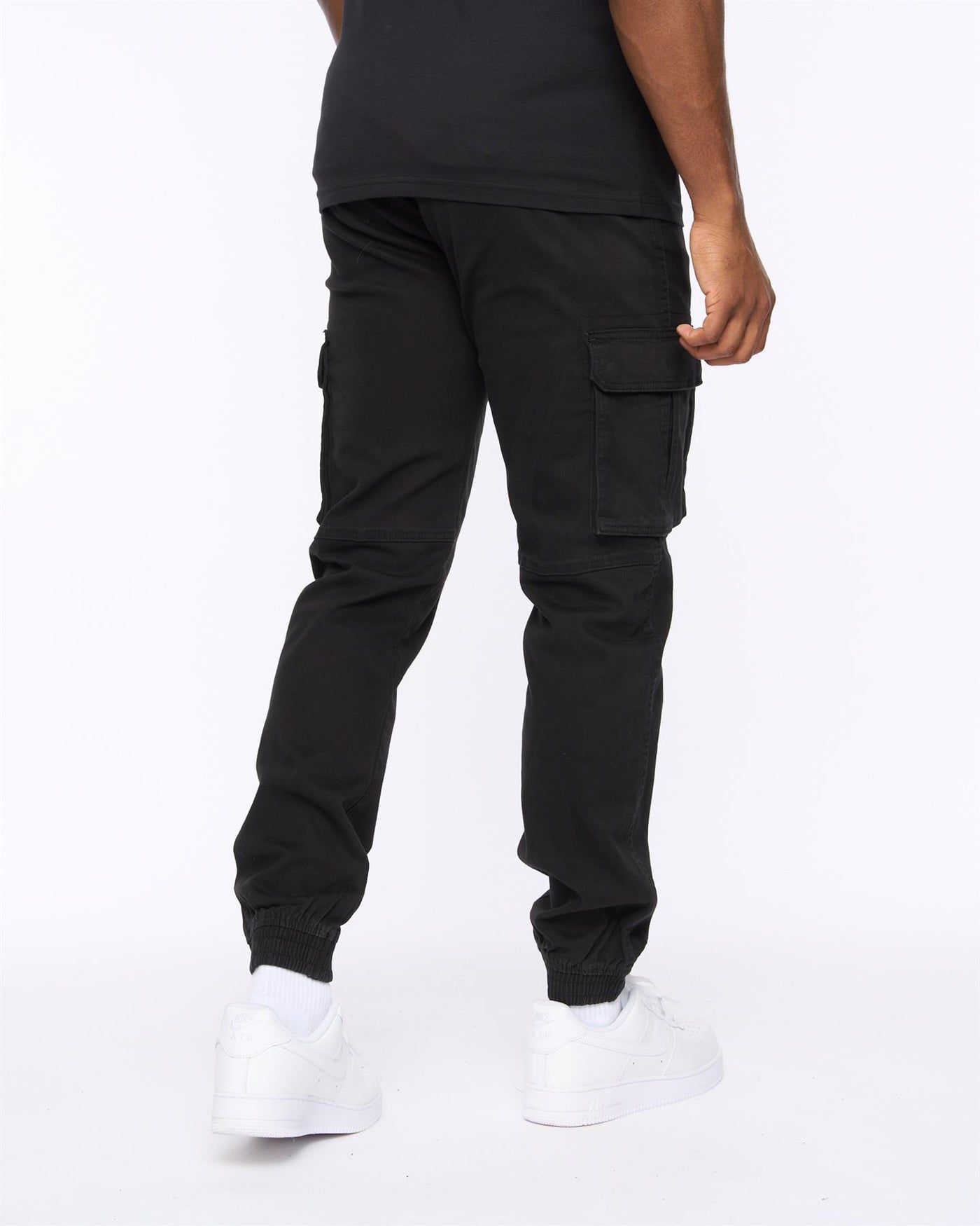 Mens Frentons Cargo Pants Black