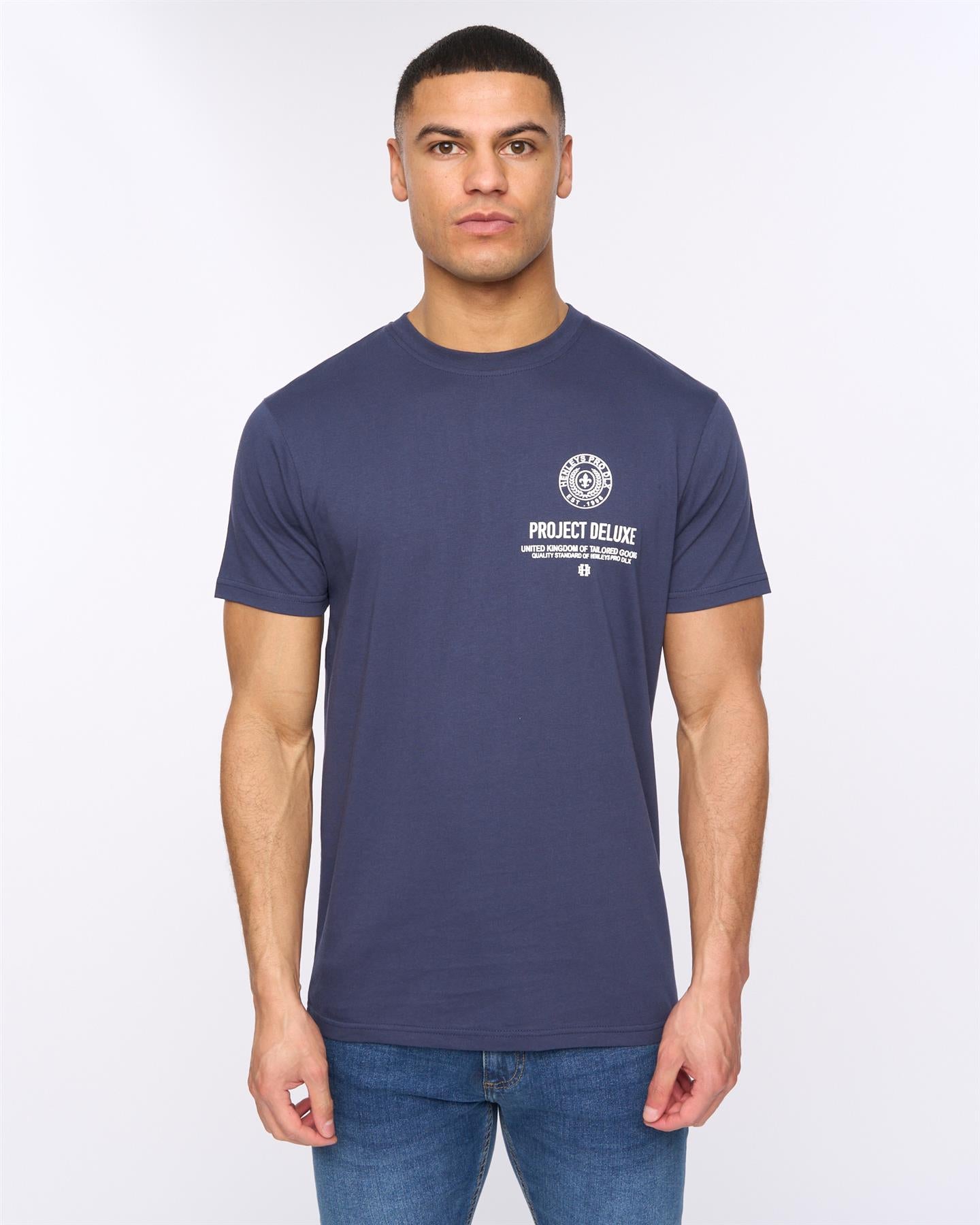 Mens Henstamp T-Shirt Navy