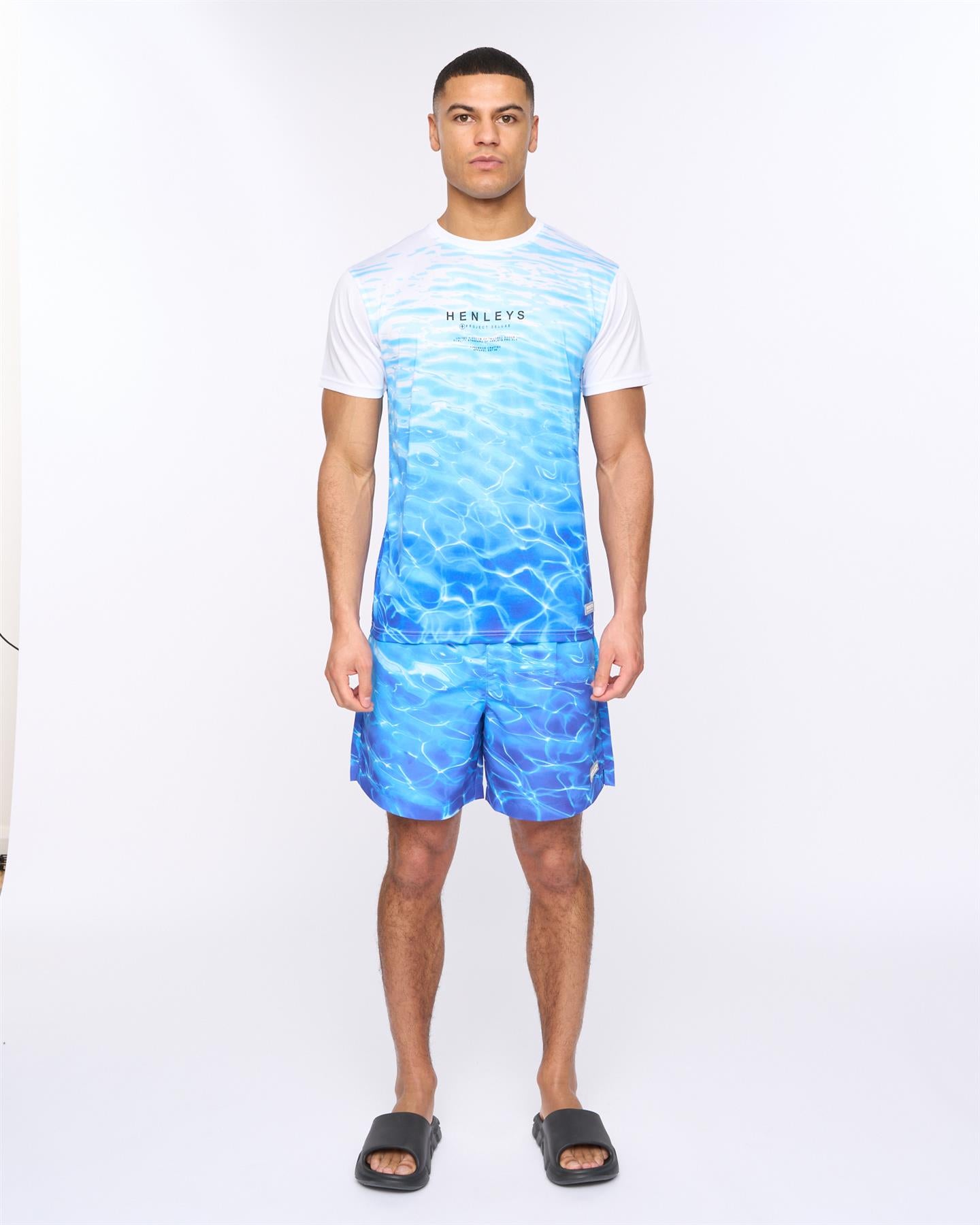 Mens Henpool Swim Shorts Blue