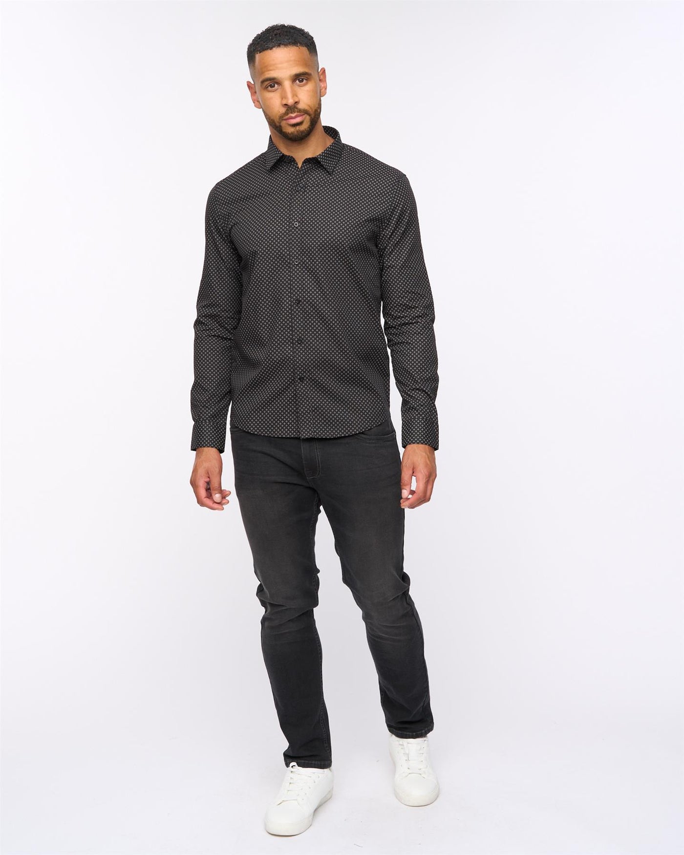 Hanshaw Shirt 2pk Black/White
